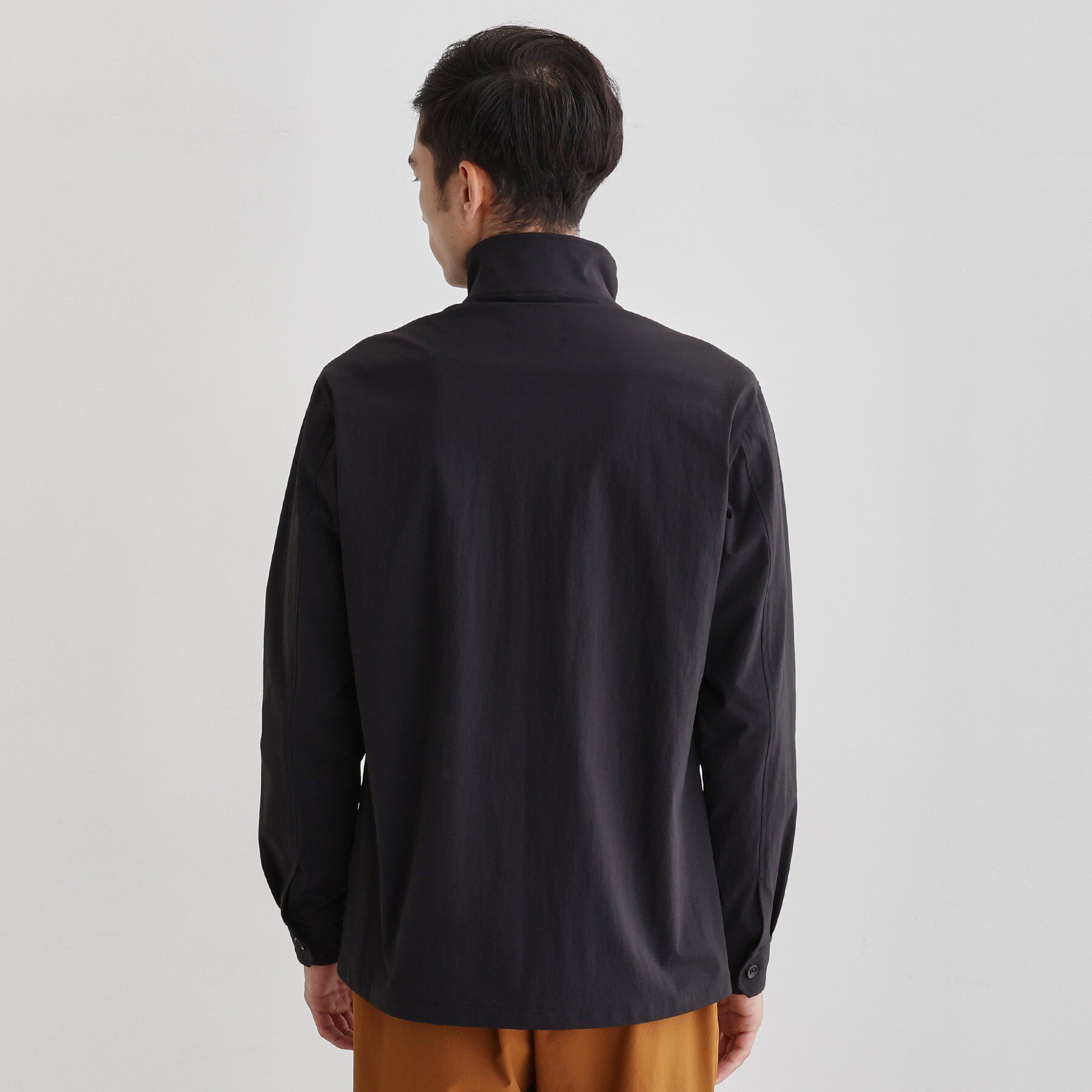 TAKEO KIKUCHI「【3D ナイロン ストレッチ】スタンドカラー シャツブルゾン」|ブルゾン・スタジャン|