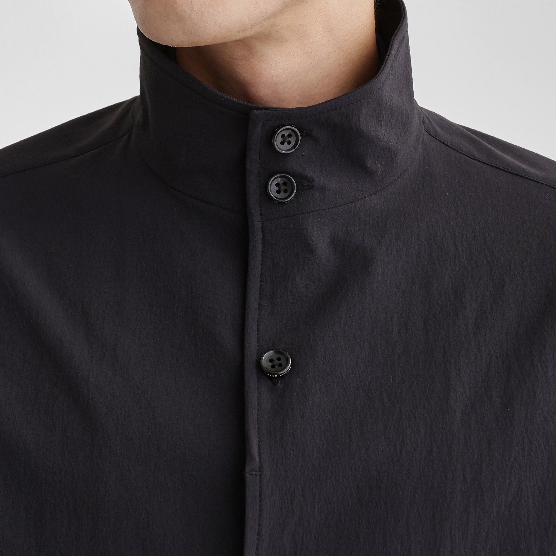 TAKEO KIKUCHI「【3D ナイロン ストレッチ】スタンドカラー シャツブルゾン」|ブルゾン・スタジャン|