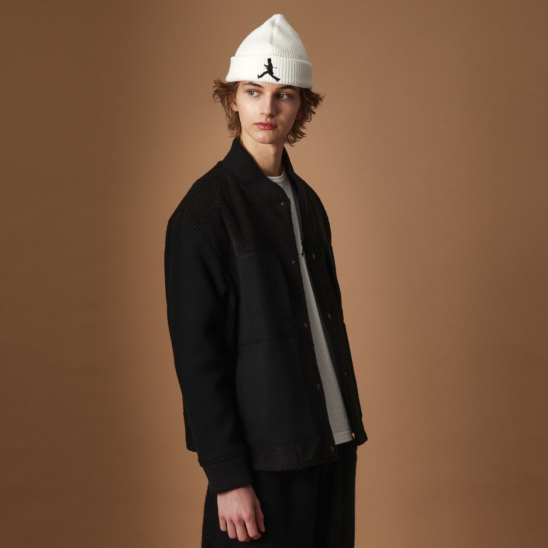 40CARATS&525「2重織りモッサボアパイル コンビブルゾン」|ブルゾン・スタジャン|