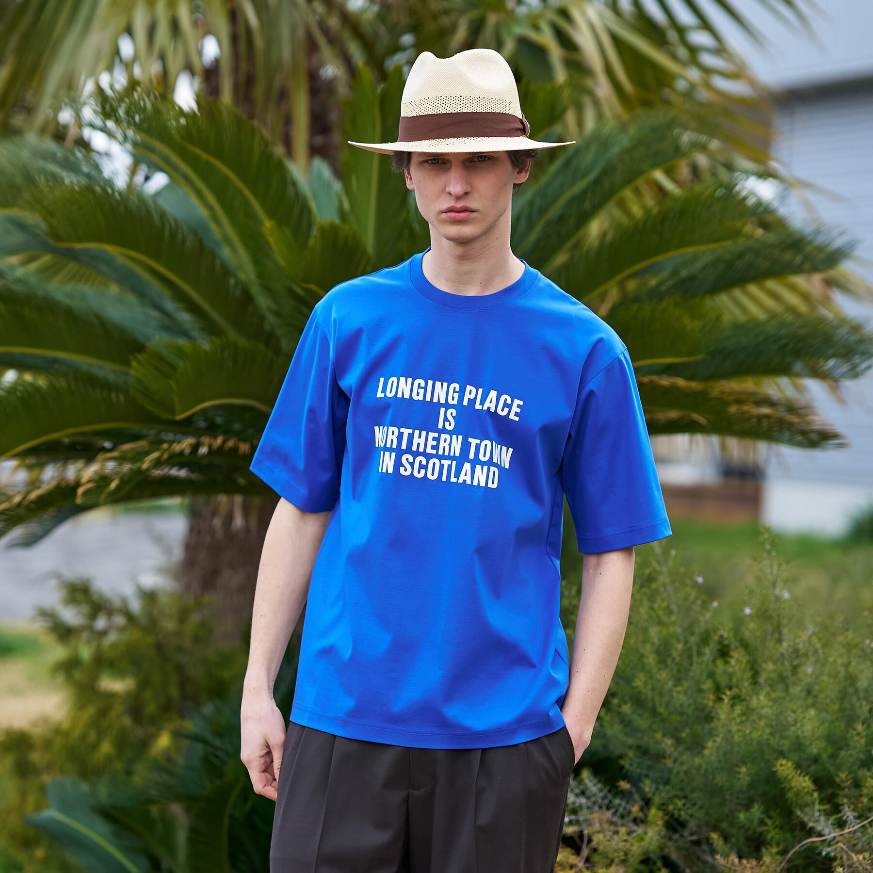 TAKEO KIKUCHI「【BOWLER HAT LABEL】アイスクリアコットン バッククロスピストル 半袖Tシャツ」|Tシャツ・カットソー|