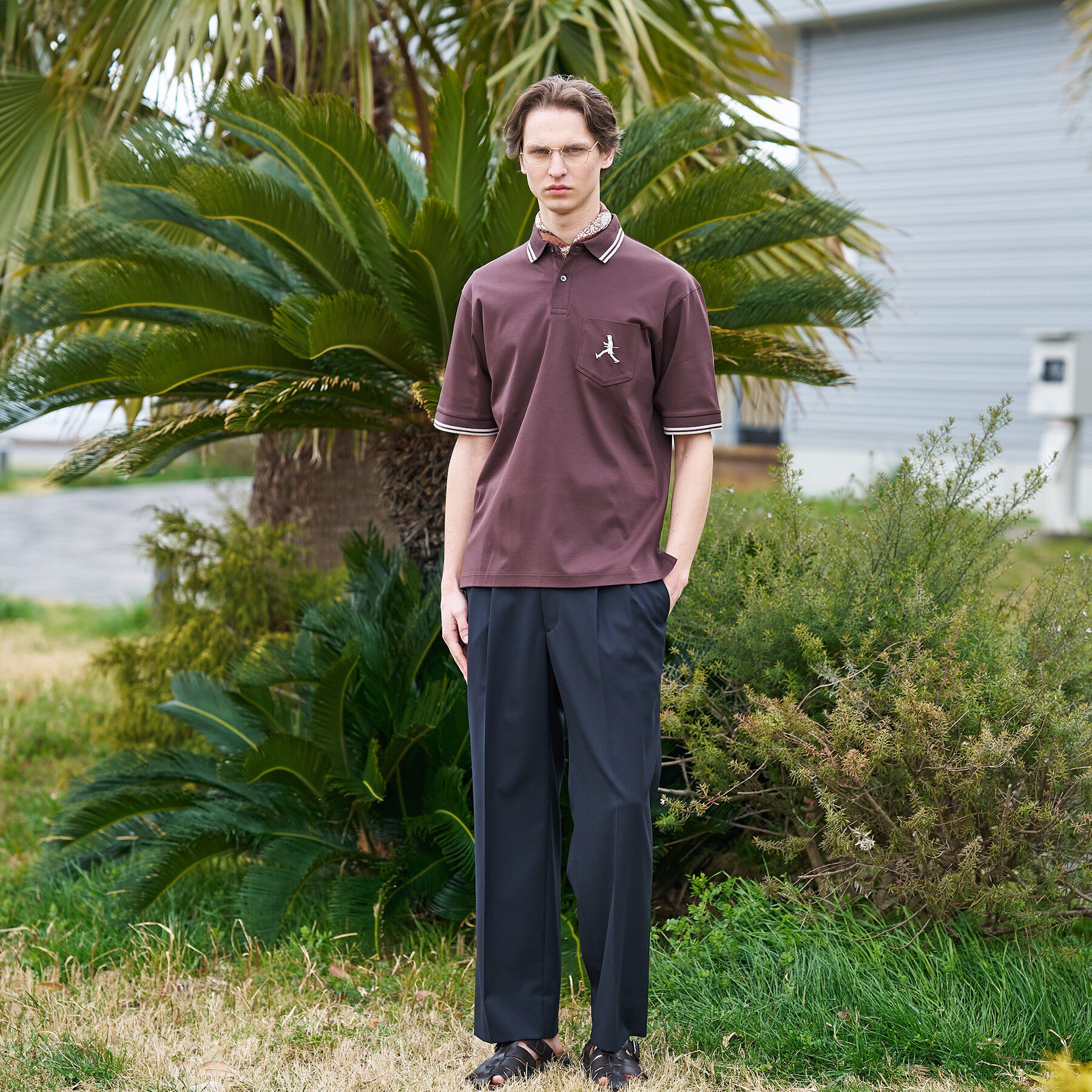 TAKEO KIKUCHI「【BOWLER HAT LABEL】アイスクリアコットン ボーラーハットウォーカー ポロシャツ」|ポロシャツ|