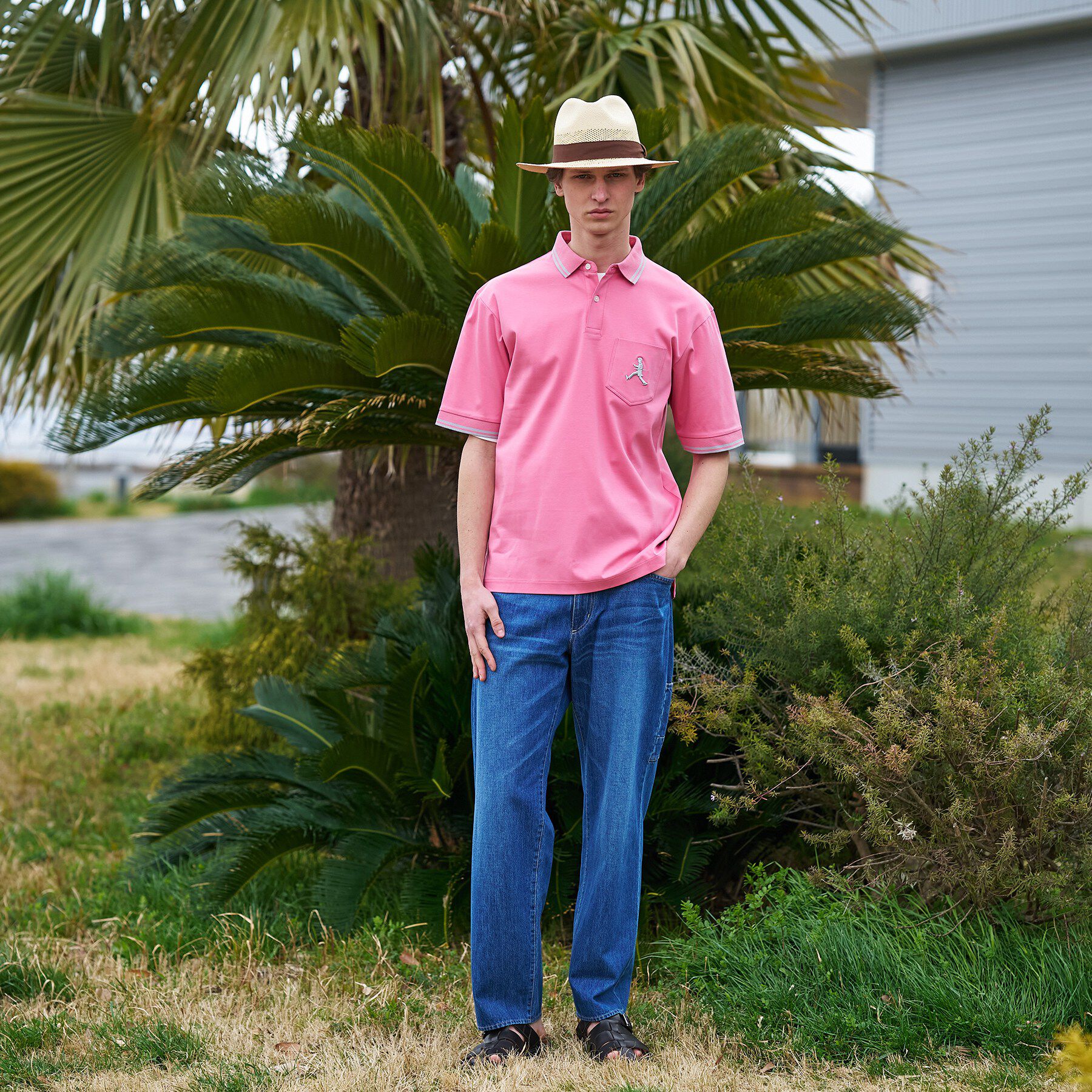 TAKEO KIKUCHI「【BOWLER HAT LABEL】アイスクリアコットン ボーラーハットウォーカー ポロシャツ」|ポロシャツ|