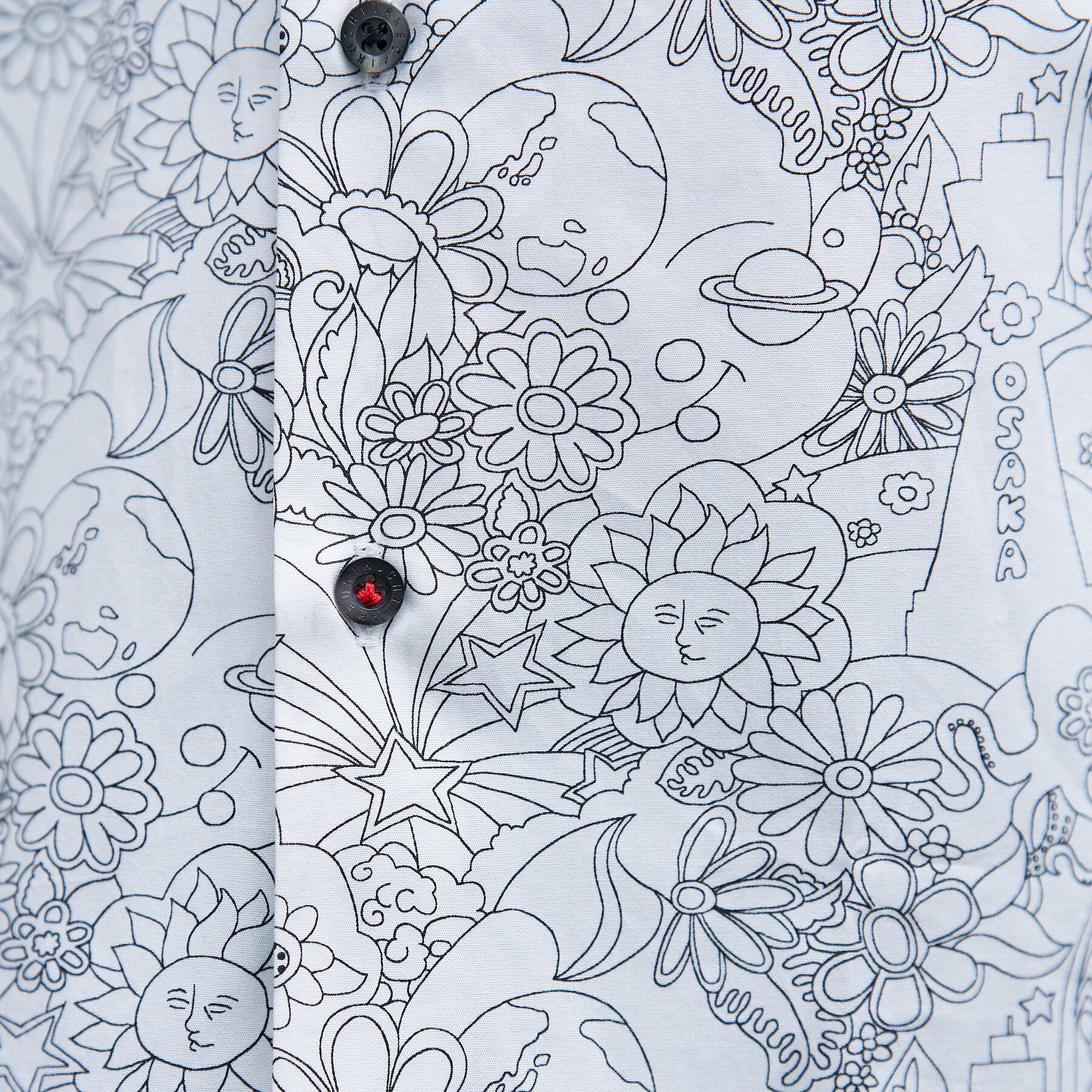 TAKEO KIKUCHI「【BOWLER HAT LABEL】ビリケンさんプリント 半袖シャツ」|シャツ・ブラウス|