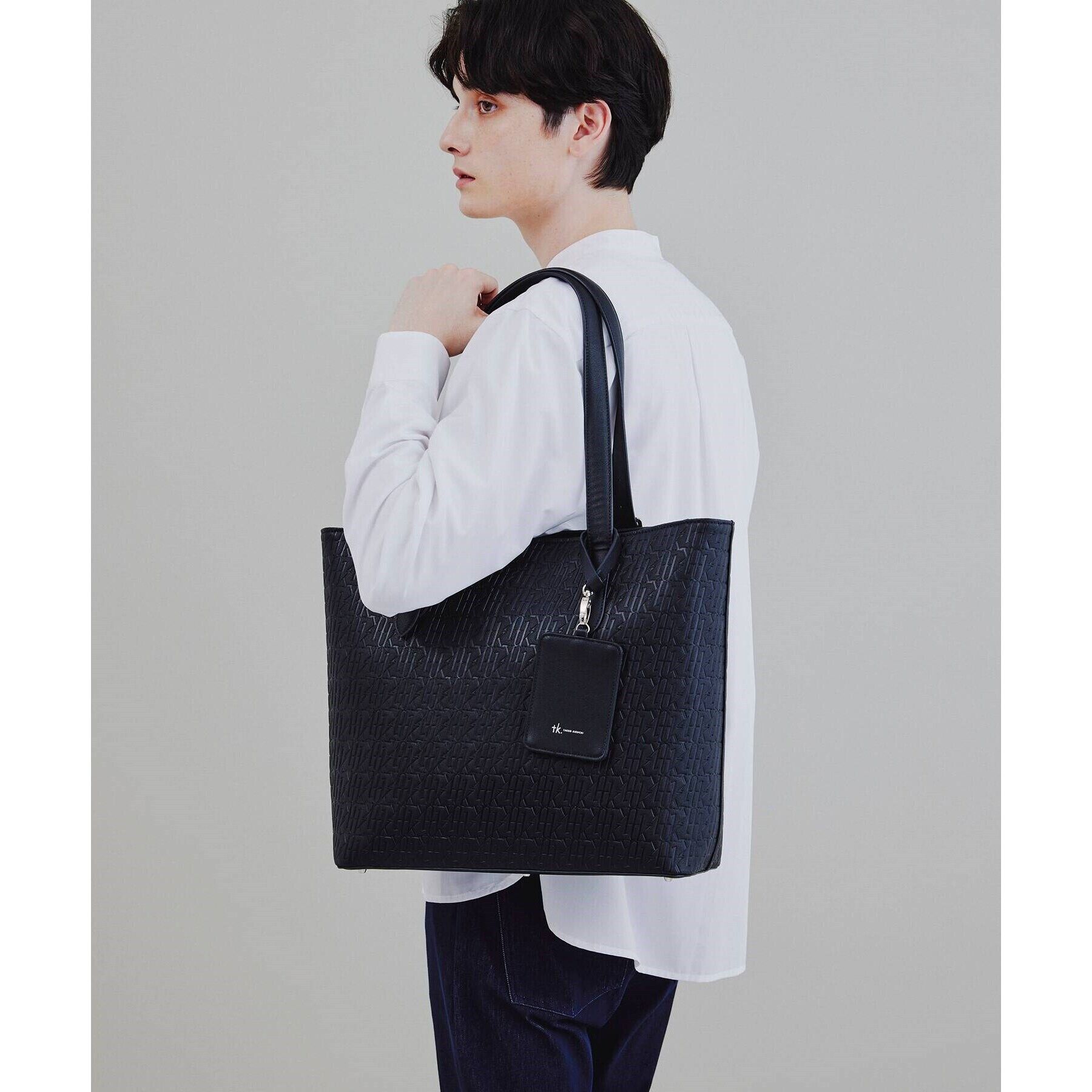 tk.TAKEO KIKUCHI「サフィアーノトートバッグ（パスケース付き）」|トートバッグ|