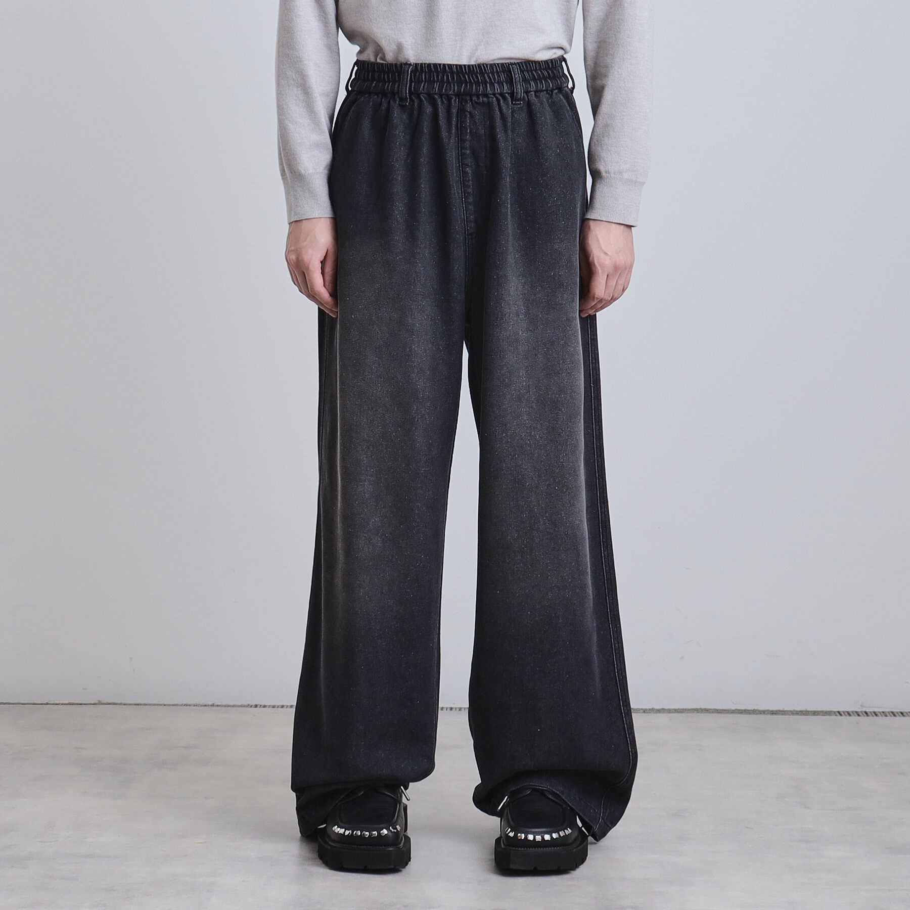 tk.TAKEO KIKUCHI「【上下2点セット】デニムブルゾン＋ワイドデニムパンツ」|スーツ|