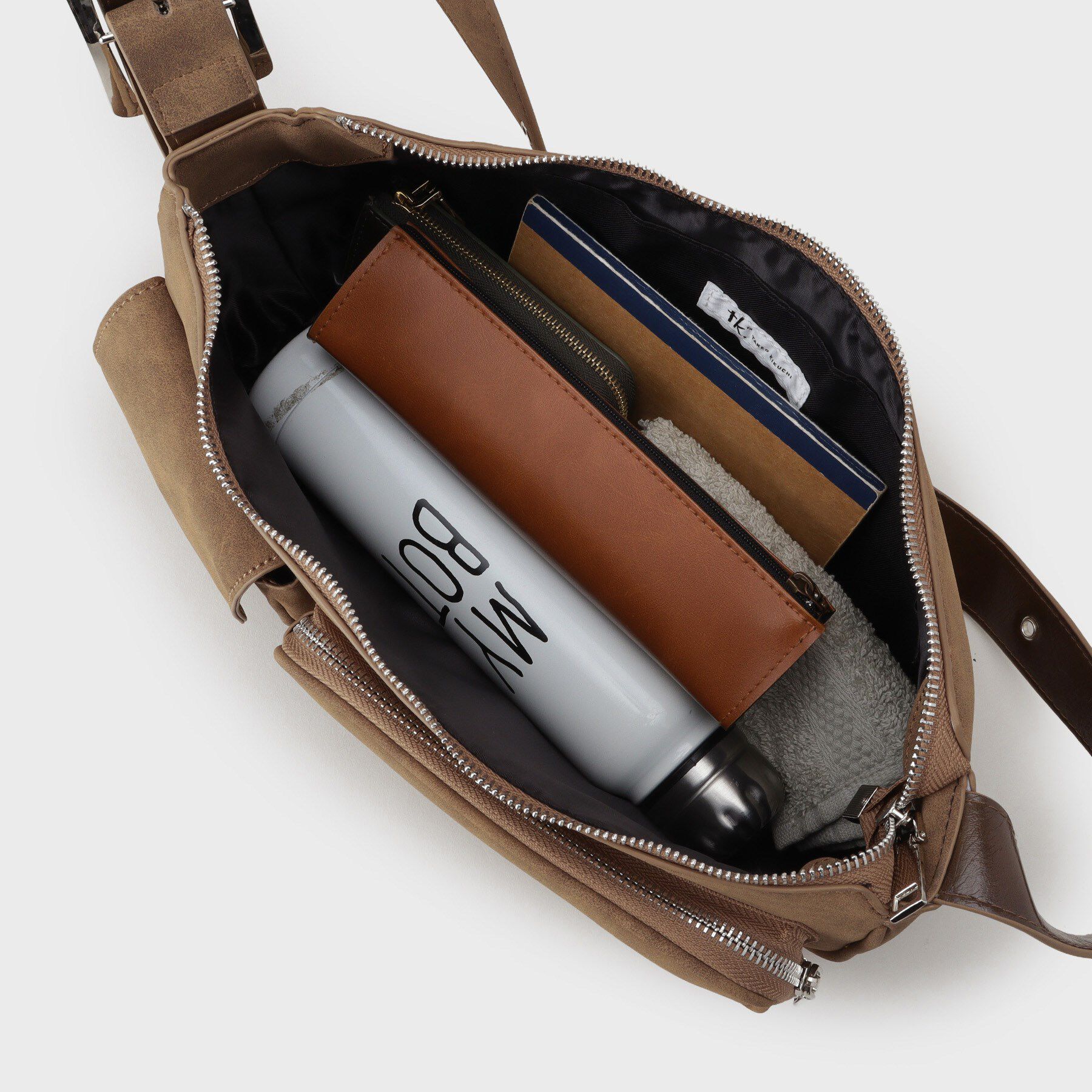 tk.TAKEO KIKUCHI「ダブルポケットショルダーバッグ」|ショルダー・メッセンジャー|