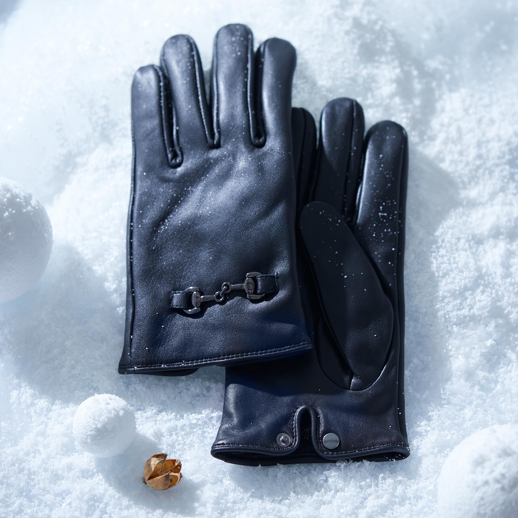 tk.TAKEO KIKUCHI「【本革／ギフトにおススメ】スムースアソートグローブ」|手袋|ブラック(219)