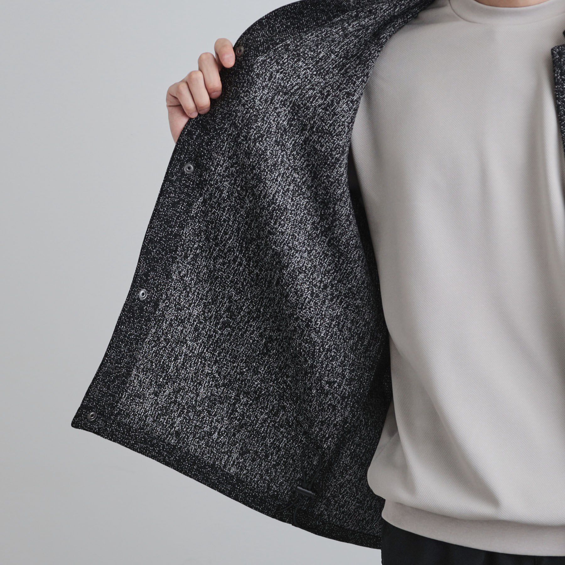 tk.TAKEO KIKUCHI「衿配色ツイードシャツ」|シャツ・ブラウス|