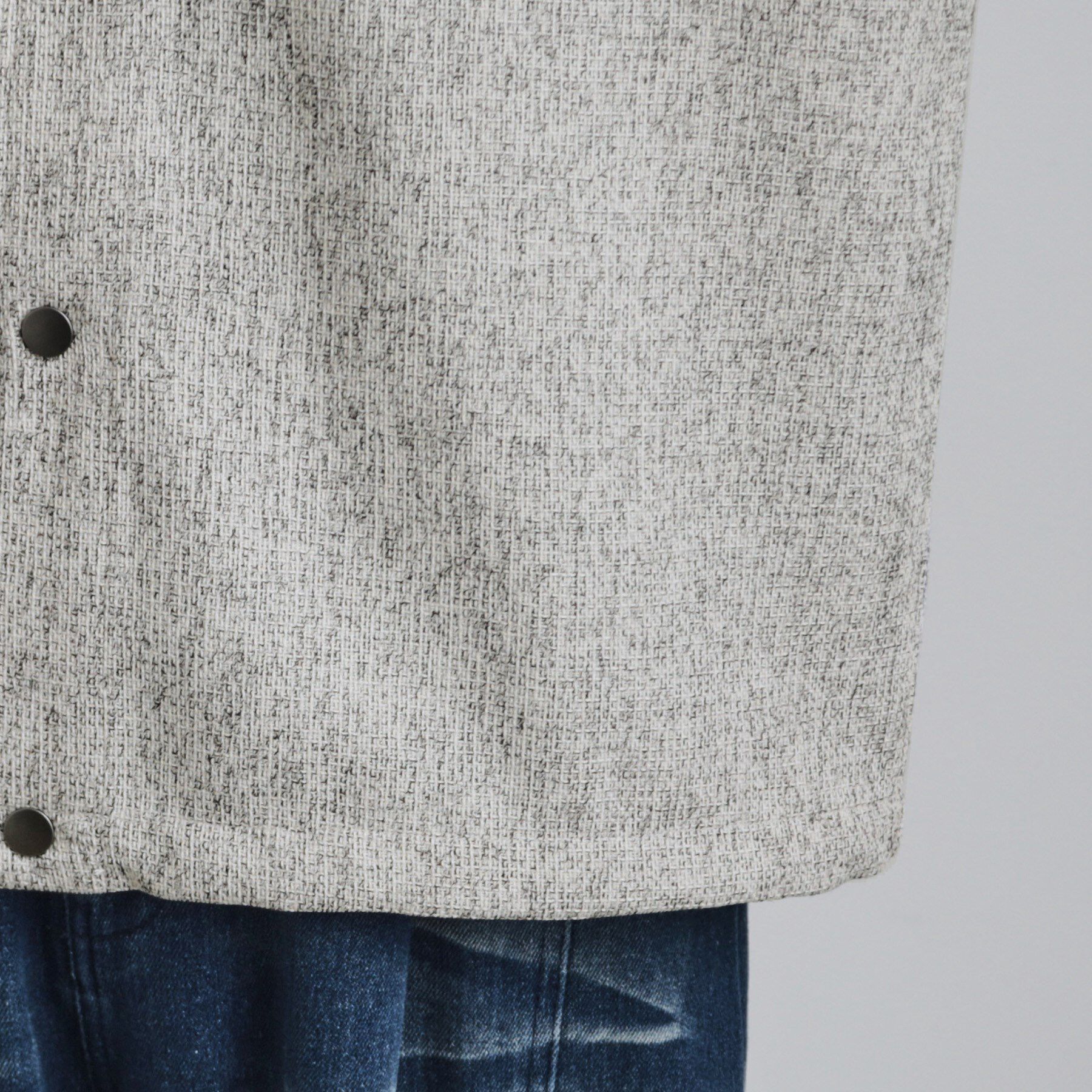 tk.TAKEO KIKUCHI「衿配色ツイードシャツ」|シャツ・ブラウス|