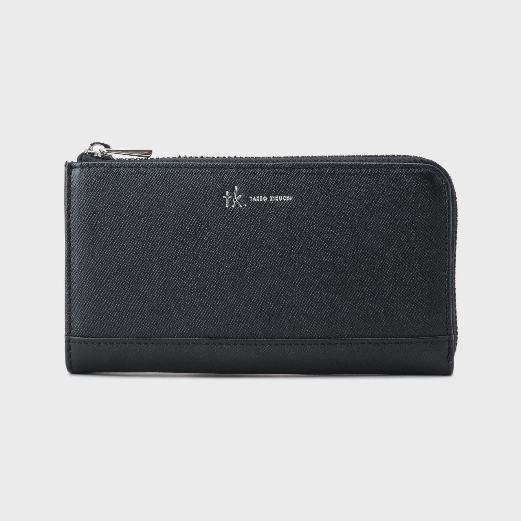 tk.TAKEO KIKUCHI「【牛革】サフィアーノミニロングウォレット」|財布|ブラック(019)