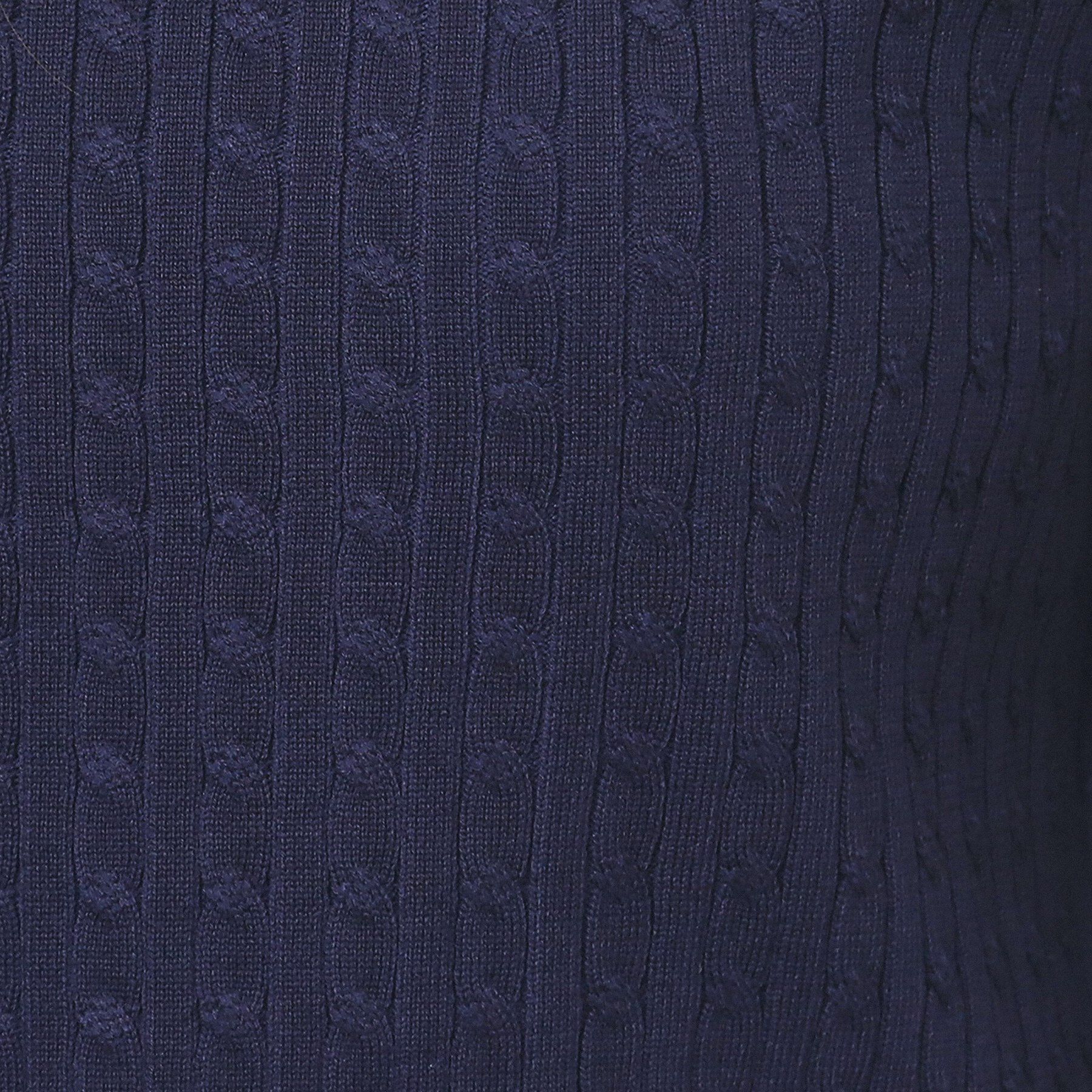 index「ゴールドプレート付きケーブルニット【洗濯機OK】」|ニット・セーター|