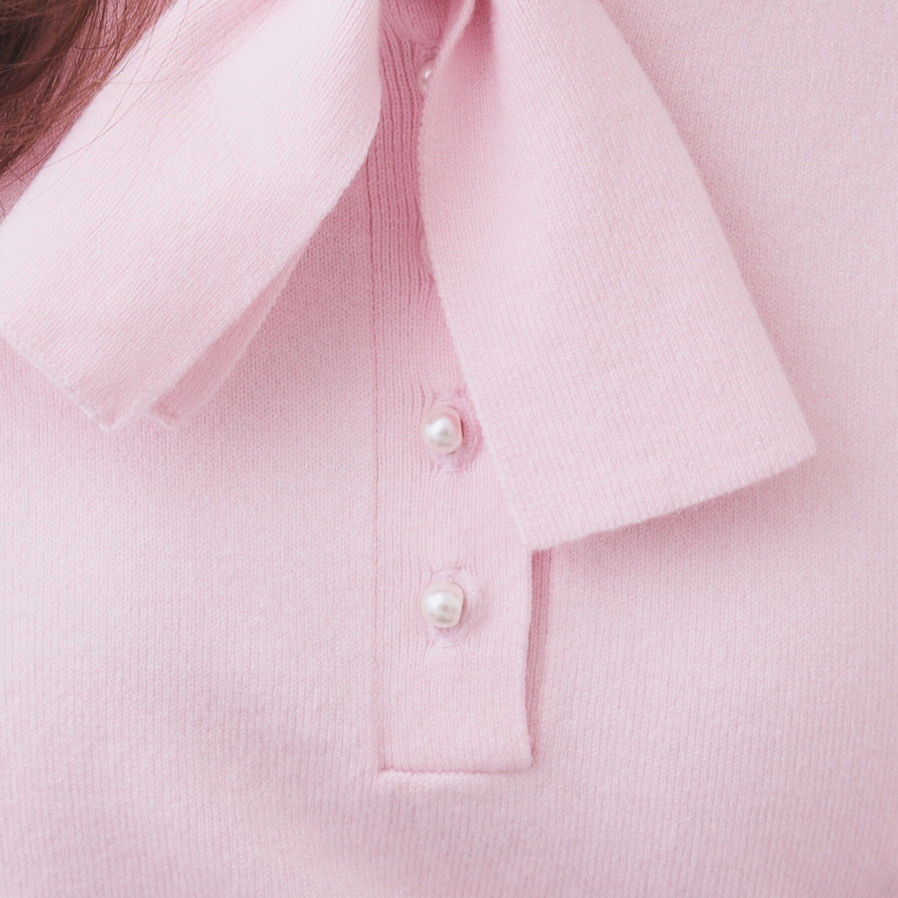 index「ヘンリーパールミニボウタイニット【洗濯機OK】」|ニット・セーター|