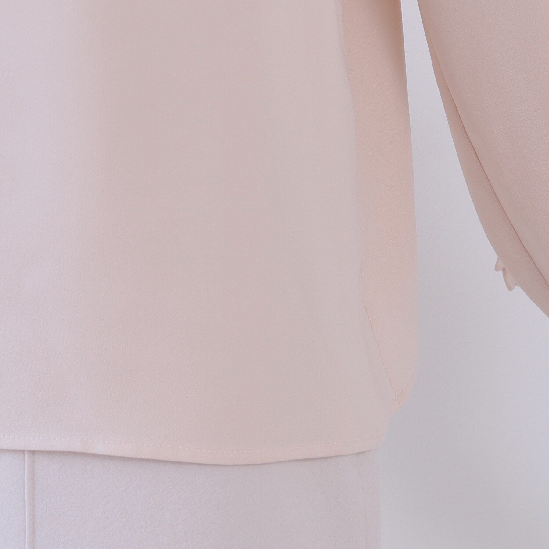 OPAQUE.CLIP「《美人百花掲載》プリーツフリルスリーブブラウス【洗濯機洗い可】」|シャツ・ブラウス|