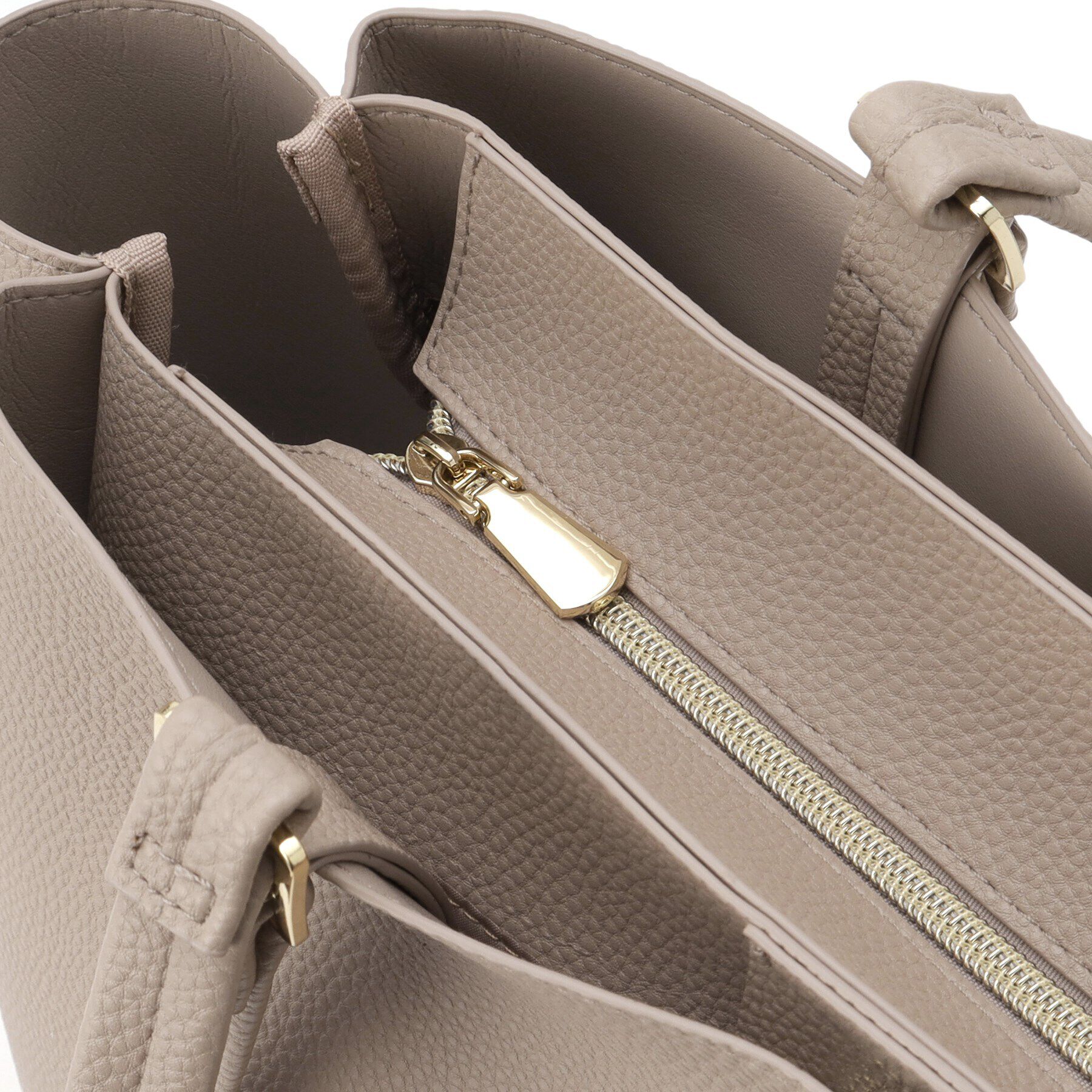 OPAQUE.CLIP「【軽量／A4サイズ対応／2WAY】シュリンク合皮大容量トートバッグ」|トートバッグ|