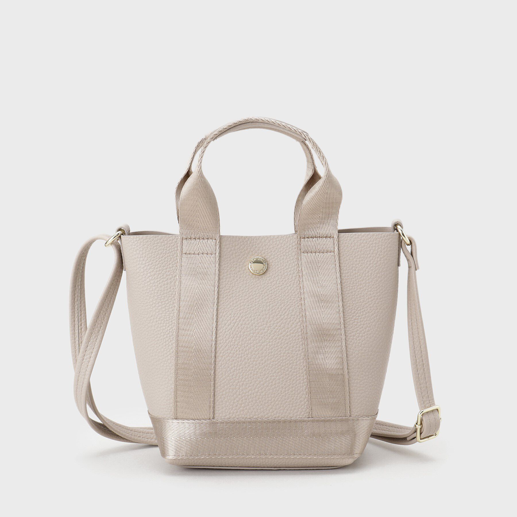 OPAQUE.CLIP「【長さ調整可能】シュリンク合皮コンビミニショルダーバッグ」|ショルダー・メッセンジャー|