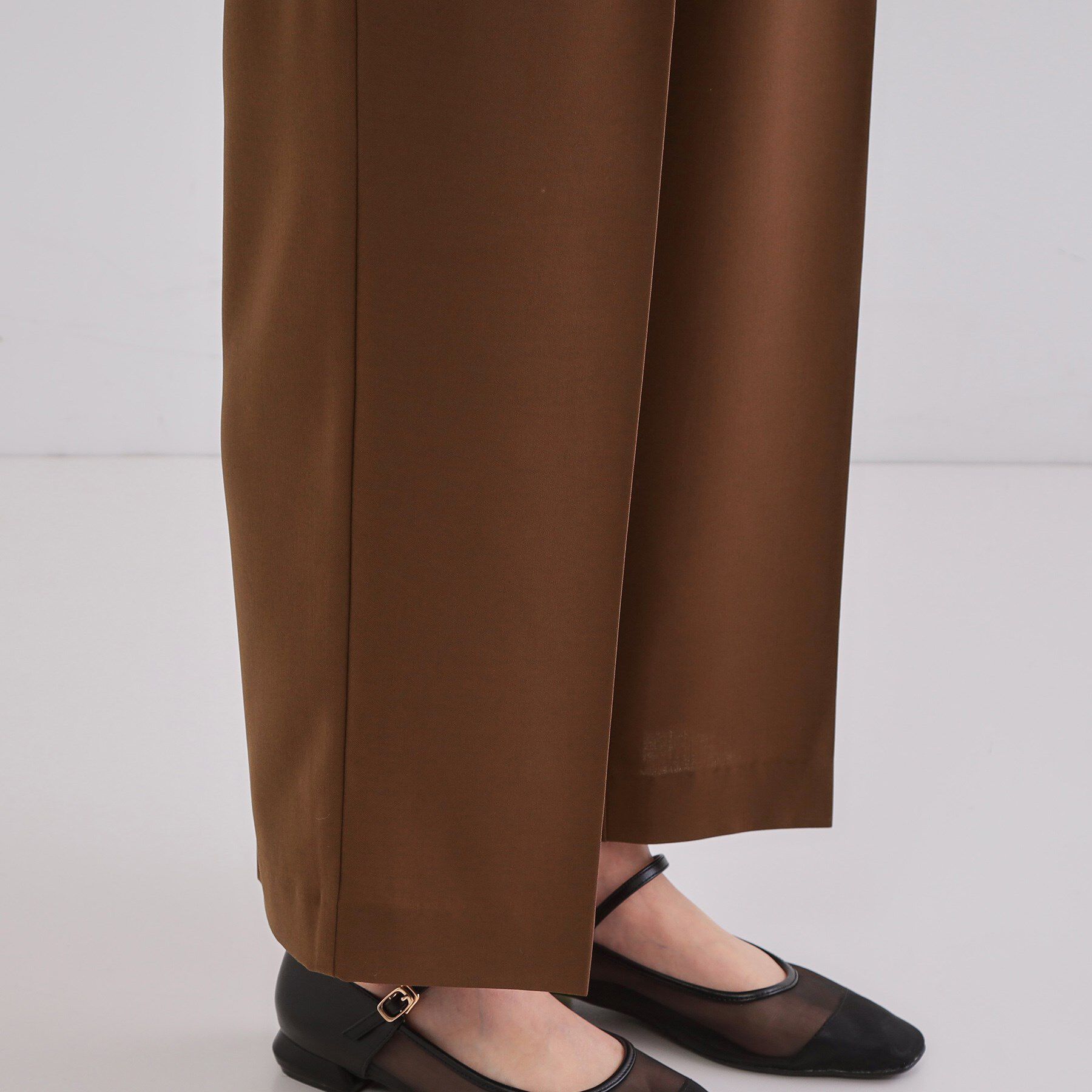 OPAQUE.CLIP「《6色展開/丈が選べる》美脚イージーワイドパンツ/セットアップ対応【ストレッチ/洗濯機洗い可/防シワ」|その他|