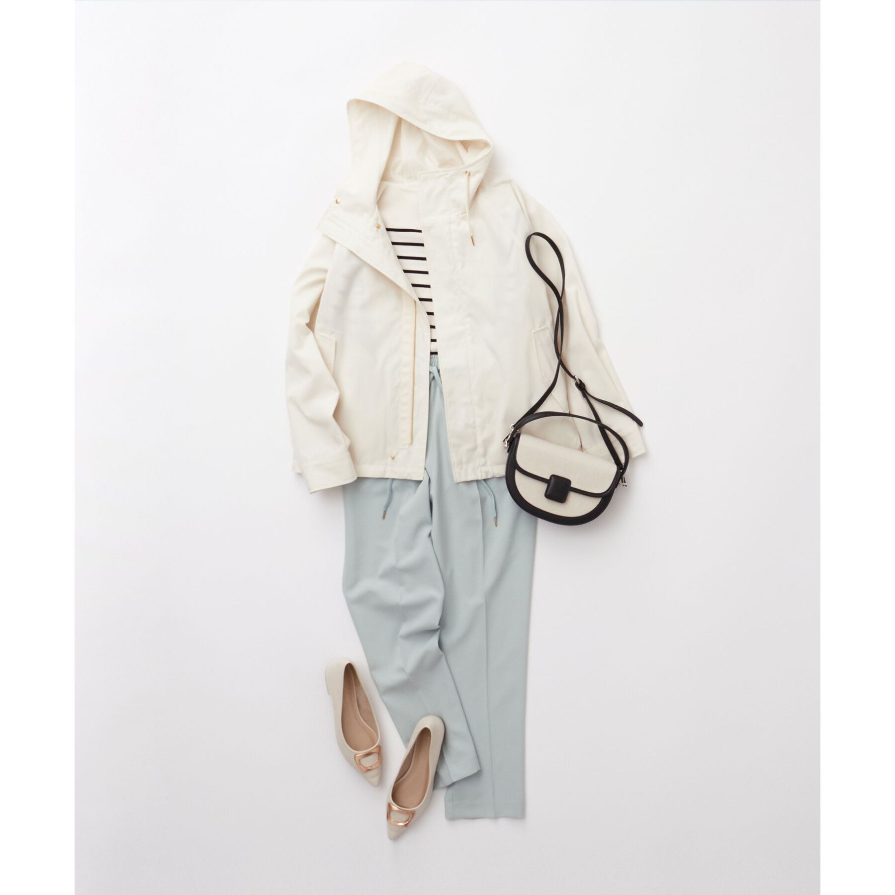 OPAQUE.CLIP「【2WAY】キャンバストリミングデザインバッグ」|ショルダー・メッセンジャー|