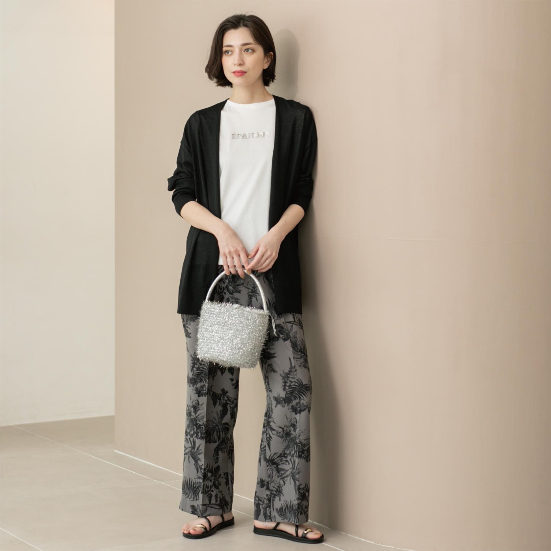 OPAQUE.CLIP「ミドル丈ニットカーディガン【抗ピル/洗濯機洗い可/接触冷感】」|カーディガン|