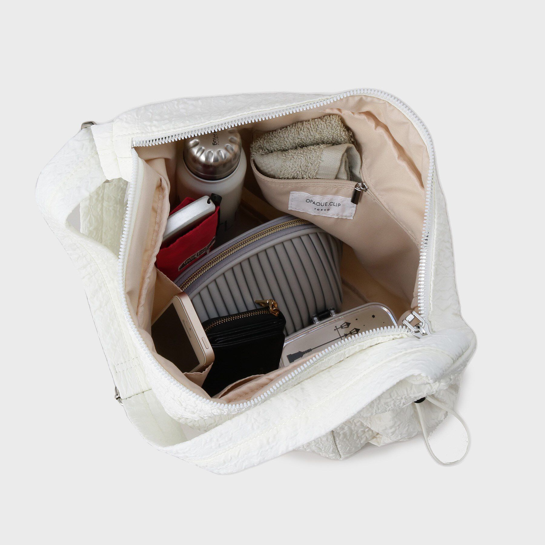 OPAQUE.CLIP「【2WAY／A4サイズ対応】ふくれジャカードショルダーバッグ」|ショルダー・メッセンジャー|