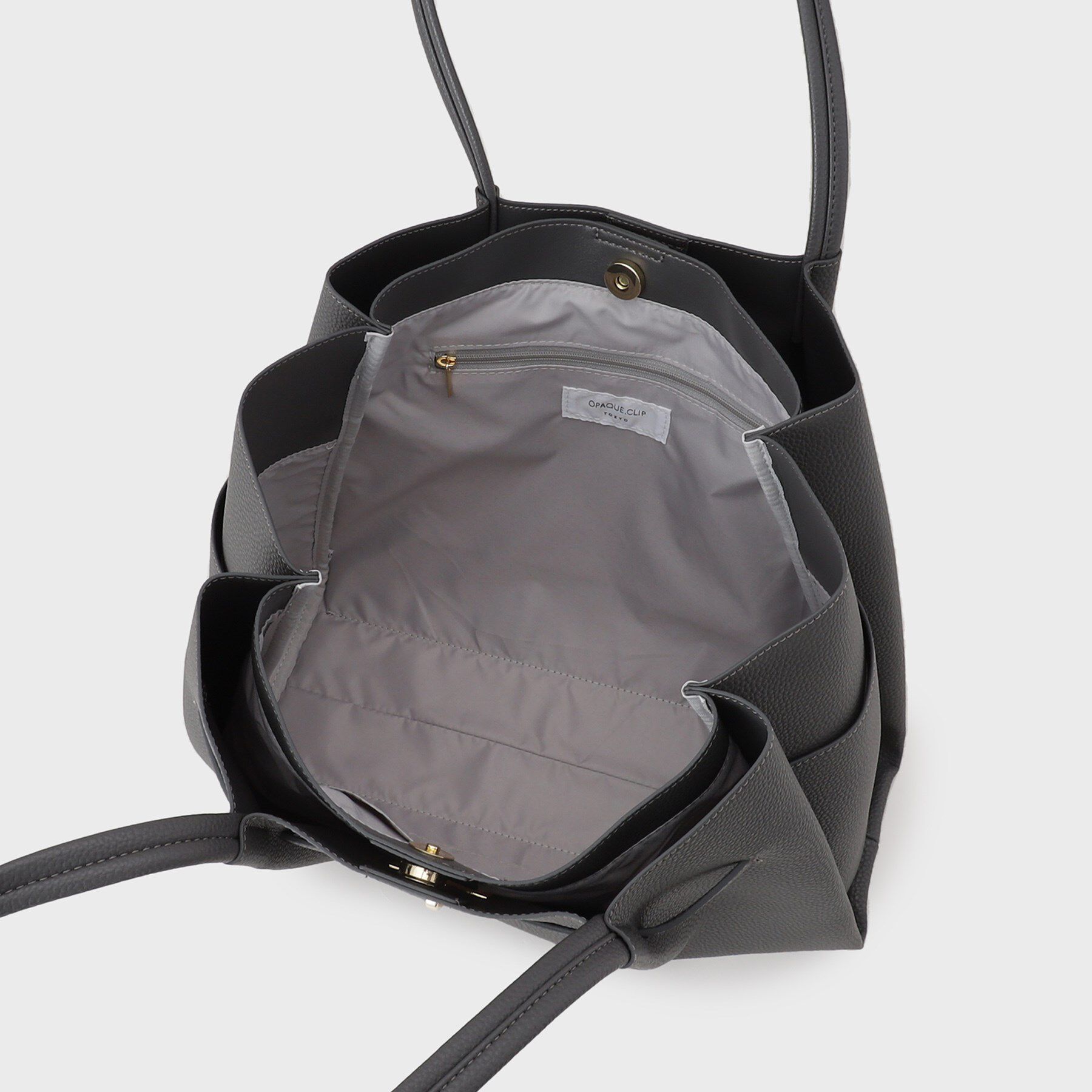 OPAQUE.CLIP「【軽量/A4サイズ対応/通勤対応】フロントベルトデザイントートバッグ」|トートバッグ|