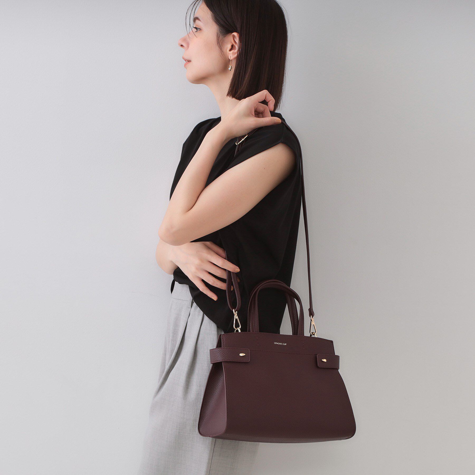 OPAQUE.CLIP「【軽量/2WAY/通勤対応】コメットデザインミドルバッグ」|ショルダー・メッセンジャー|