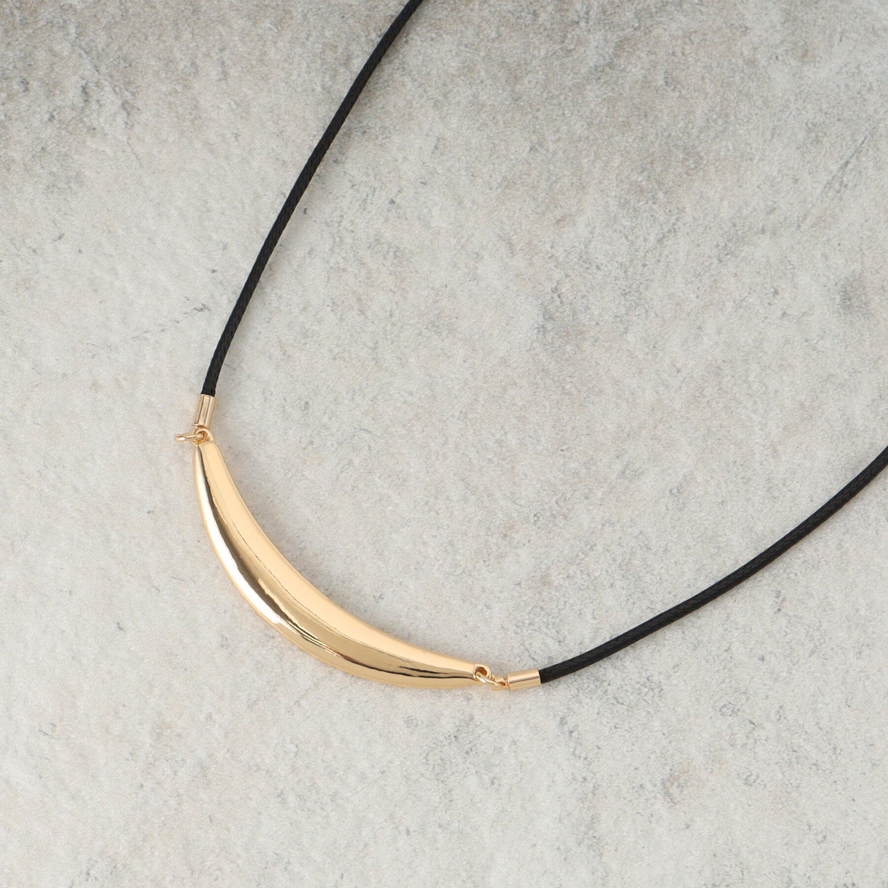 OPAQUE.CLIP「メタルバー&times;コードネックレス」|ネックレス|ゴールド(007)