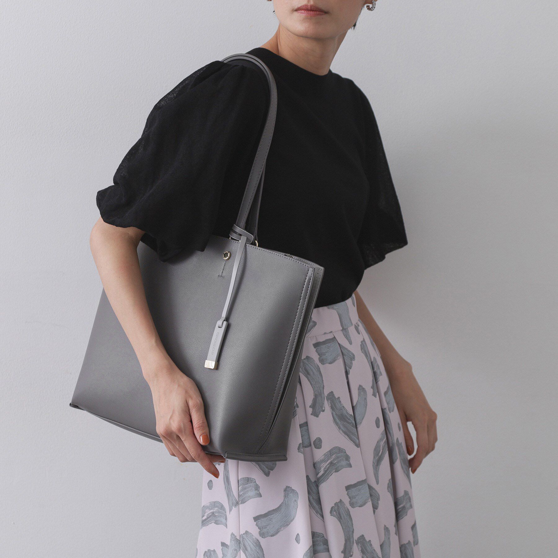 OPAQUE.CLIP「【名品/A4サイズ対応】バイカラースムーストートバッグ」|トートバッグ|