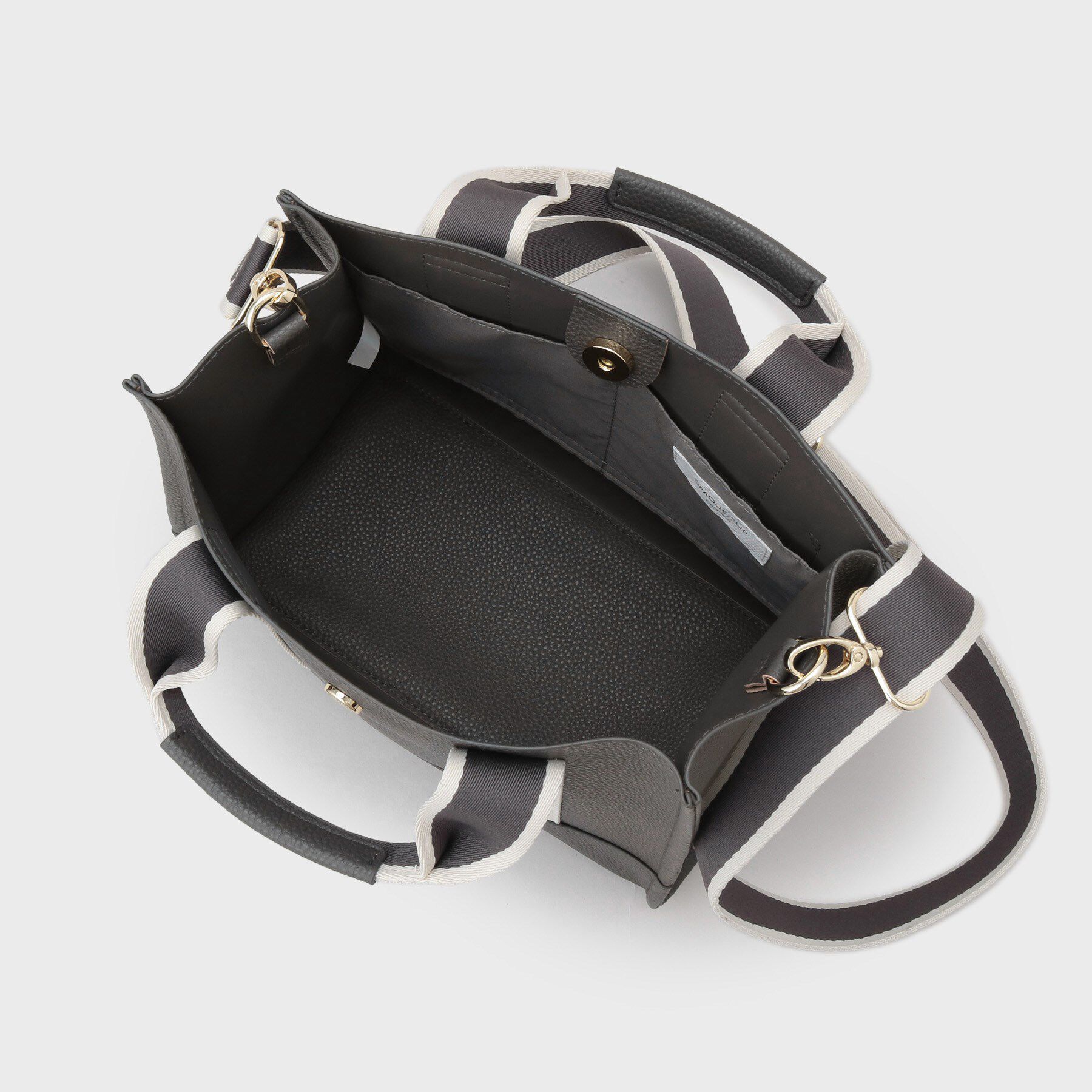 OPAQUE.CLIP「【軽量/2WAY】ラインテープスクエアミドルトートバッグ」|トートバッグ|