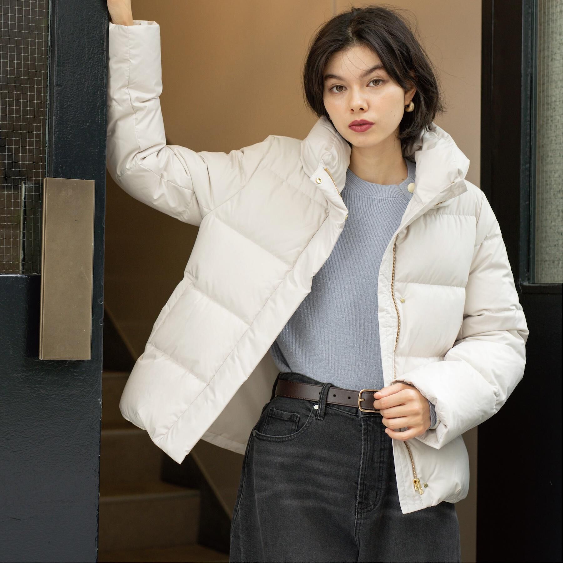 OPAQUE.CLIP「撥水ショートダウン【防風/抗菌防臭/洗濯機洗い可】《SS～LL》」|ダウン|