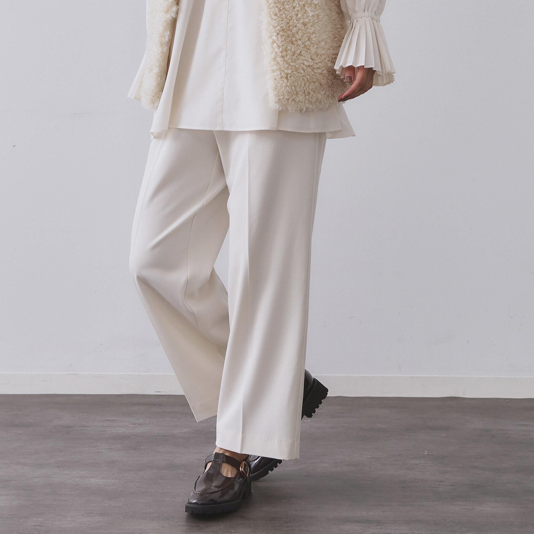 OPAQUE.CLIP「ウォームタッチ イージーワイドパンツ【洗濯機洗OK/ストレッチ】≪SS～LL≫」|その他|