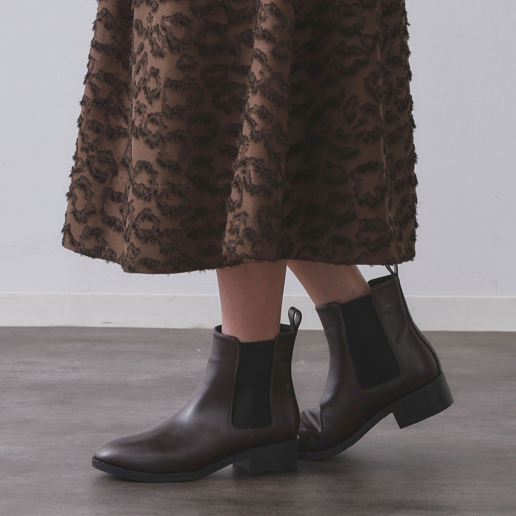 OPAQUE.CLIP「サイドゴアブーツ」|ショートブーツ|