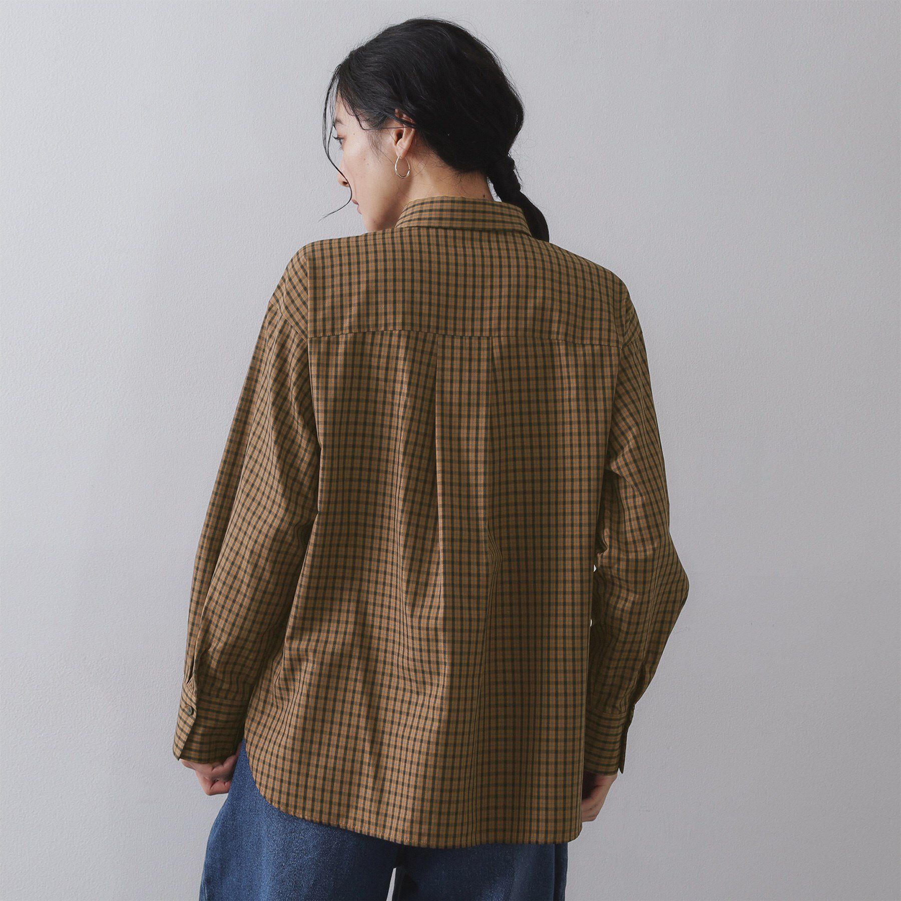 OPAQUE.CLIP「チェック柄レギュラーシャツ【洗濯機OK】」|シャツ・ブラウス|