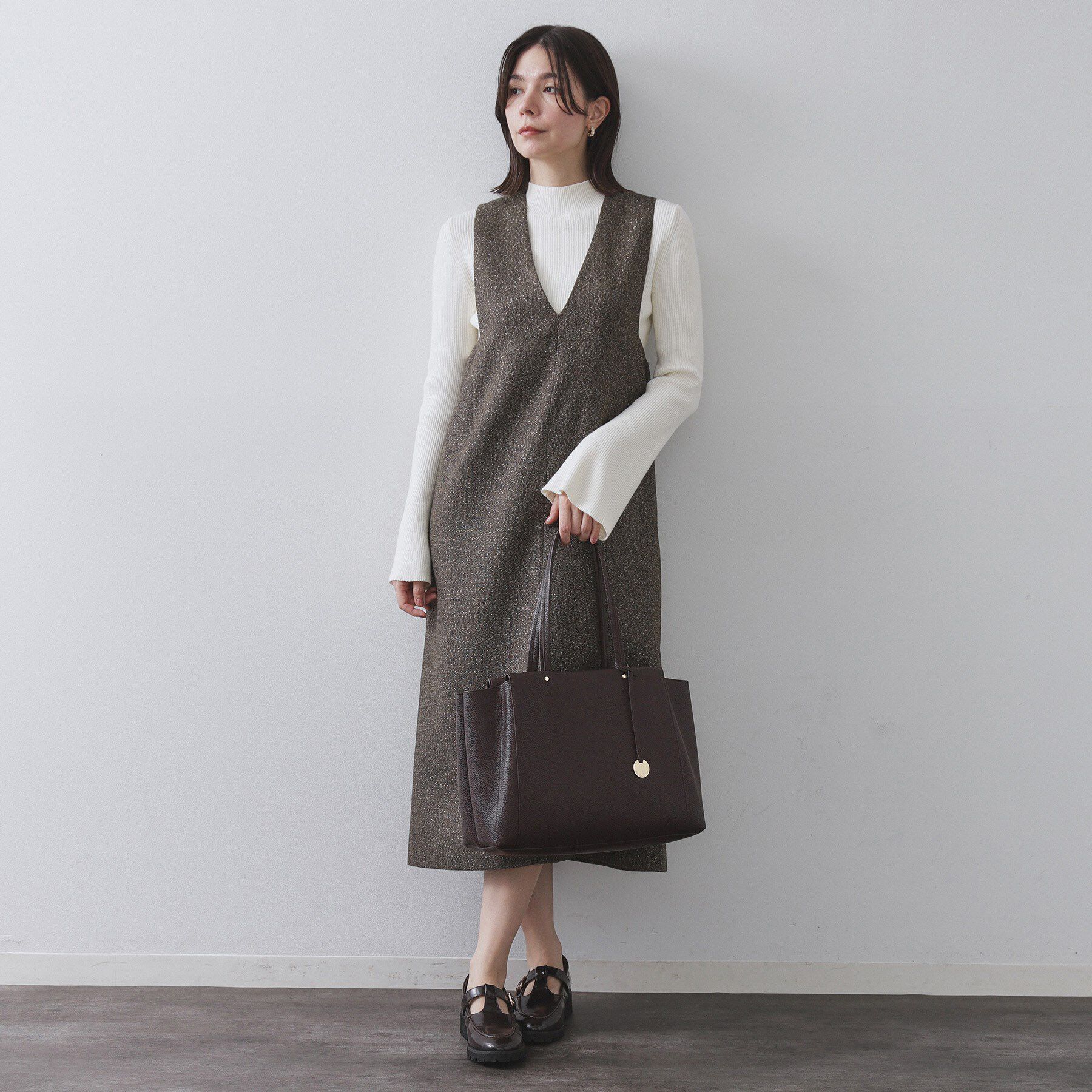 OPAQUE.CLIP「【人間工学／A4サイズ対応】シュリンクトートバッグ」|トートバッグ|