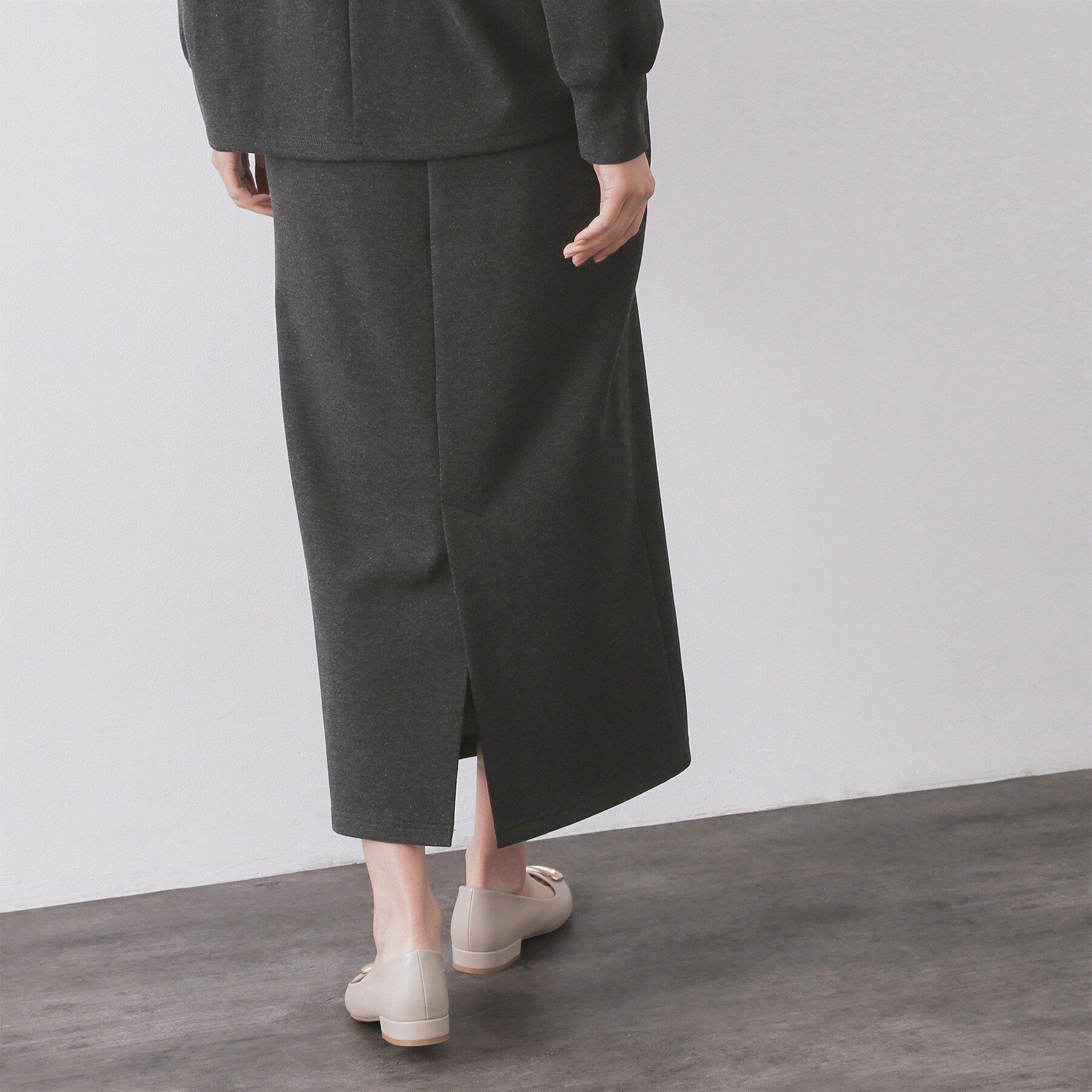 OPAQUE.CLIP「イージーナロースカート/セットアップ対応【洗濯機OK】」|スカート|