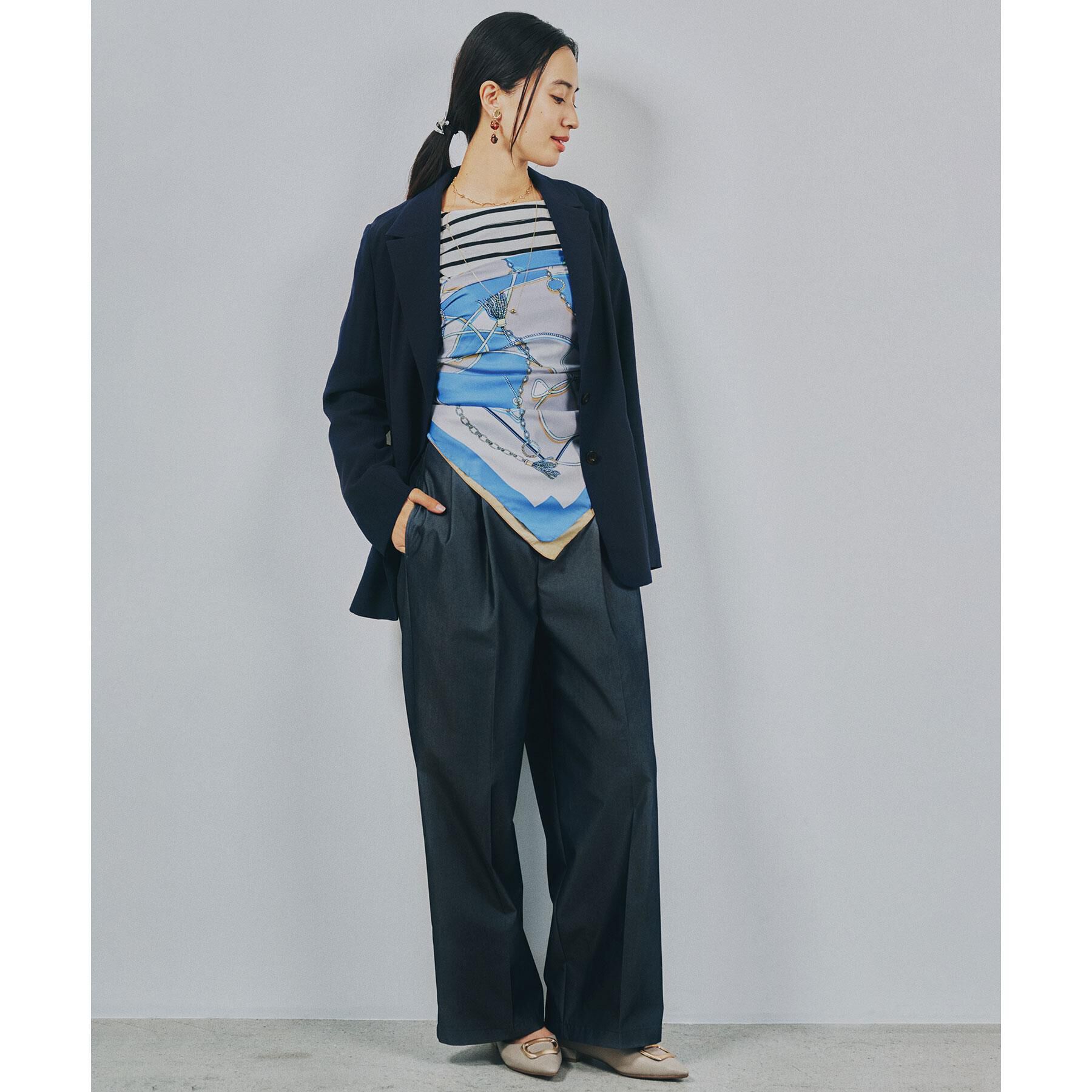 OPAQUE.CLIP「シングルテーラードジャケット【洗える/裏地なし】」|テーラードジャケット|