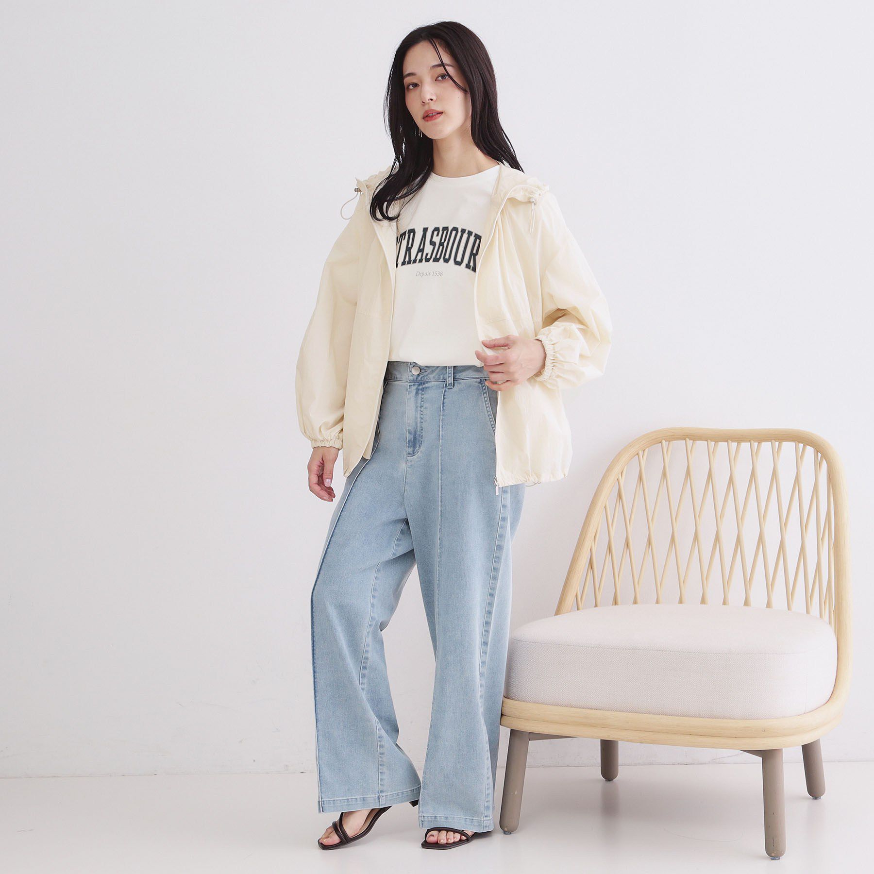 OPAQUE.CLIP「【UV/撥水】ライトフーディブルゾン《洗濯機OK》」|ブルゾン・スタジャン|