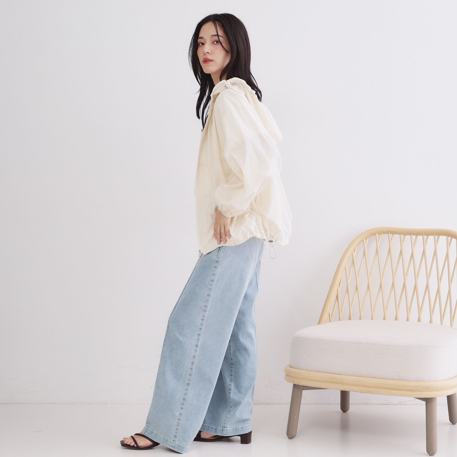 OPAQUE.CLIP「【UV/撥水】ライトフーディブルゾン《洗濯機OK》」|ブルゾン・スタジャン|