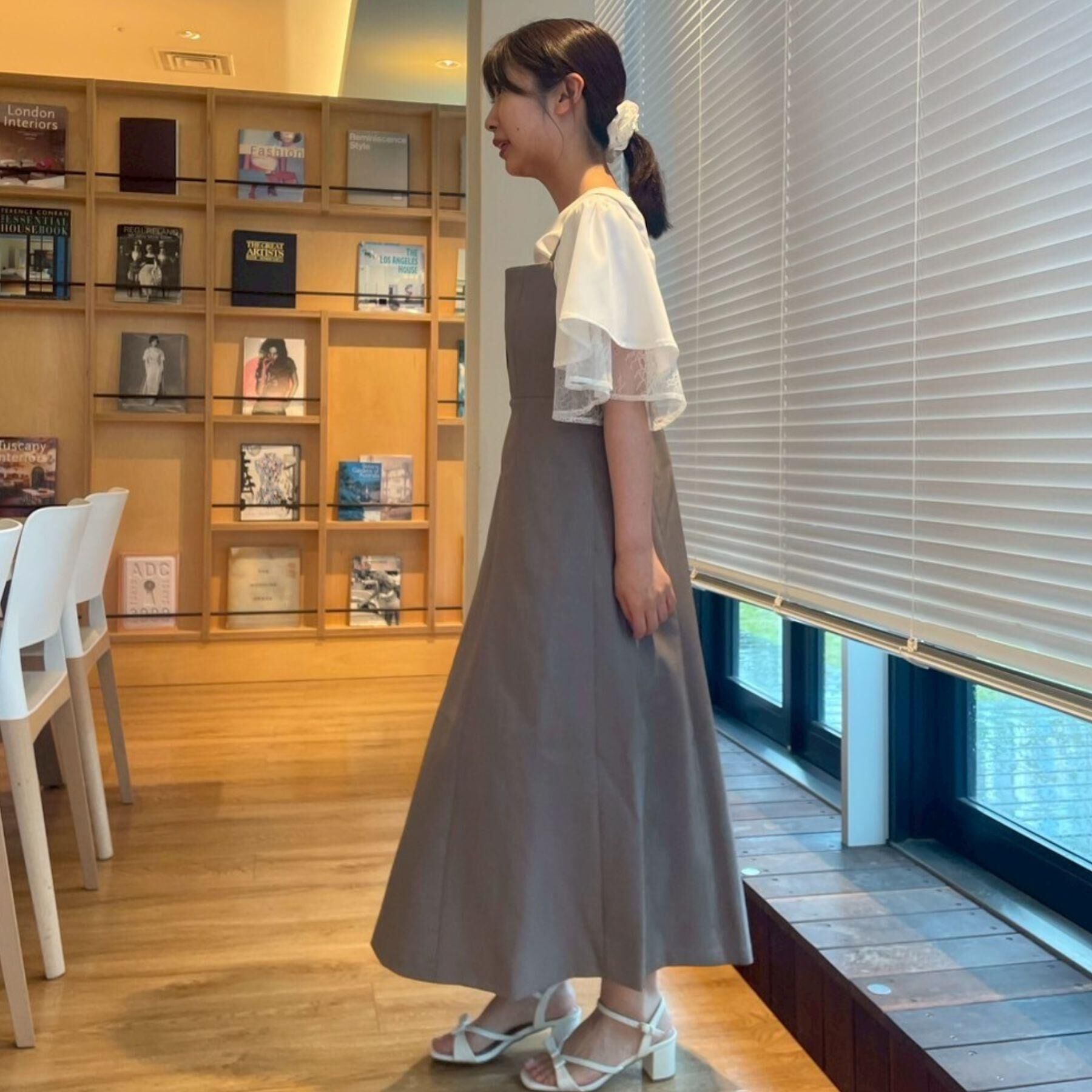 Couture broach「【洗える・大人可愛い】リネンライクアソートキャミワンピース」|ワンピース|