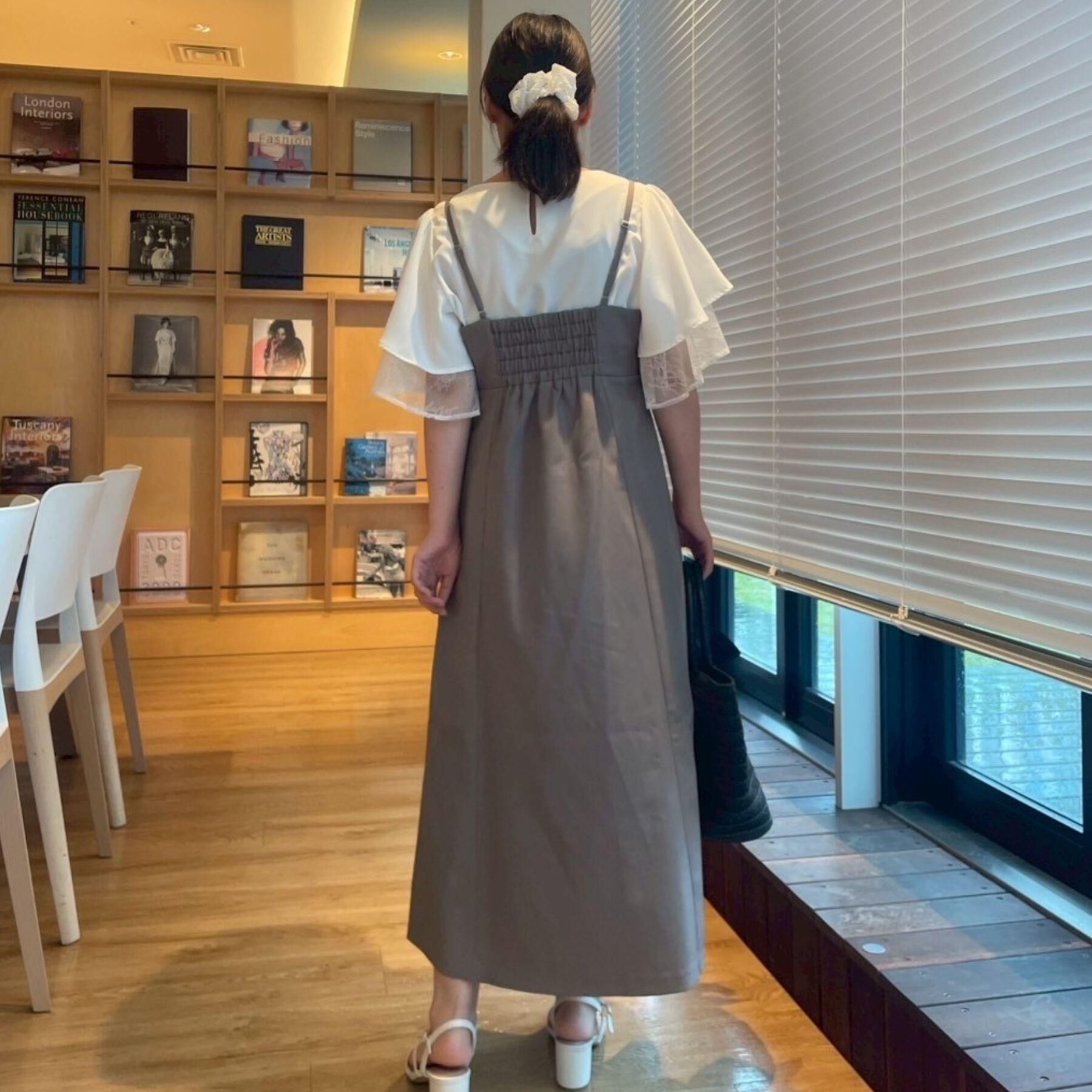 Couture broach「【洗える・大人可愛い】リネンライクアソートキャミワンピース」|ワンピース|