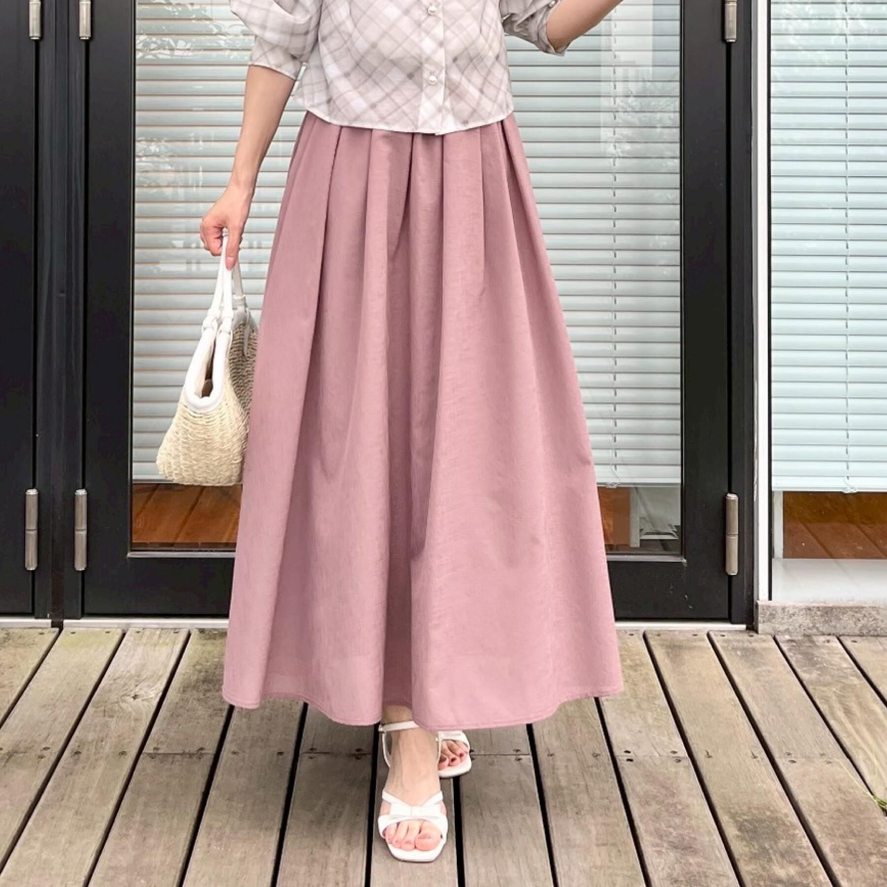 Couture broach「【きれいめ・シアー・通勤】パレットボイルロングスカート」|スカート|