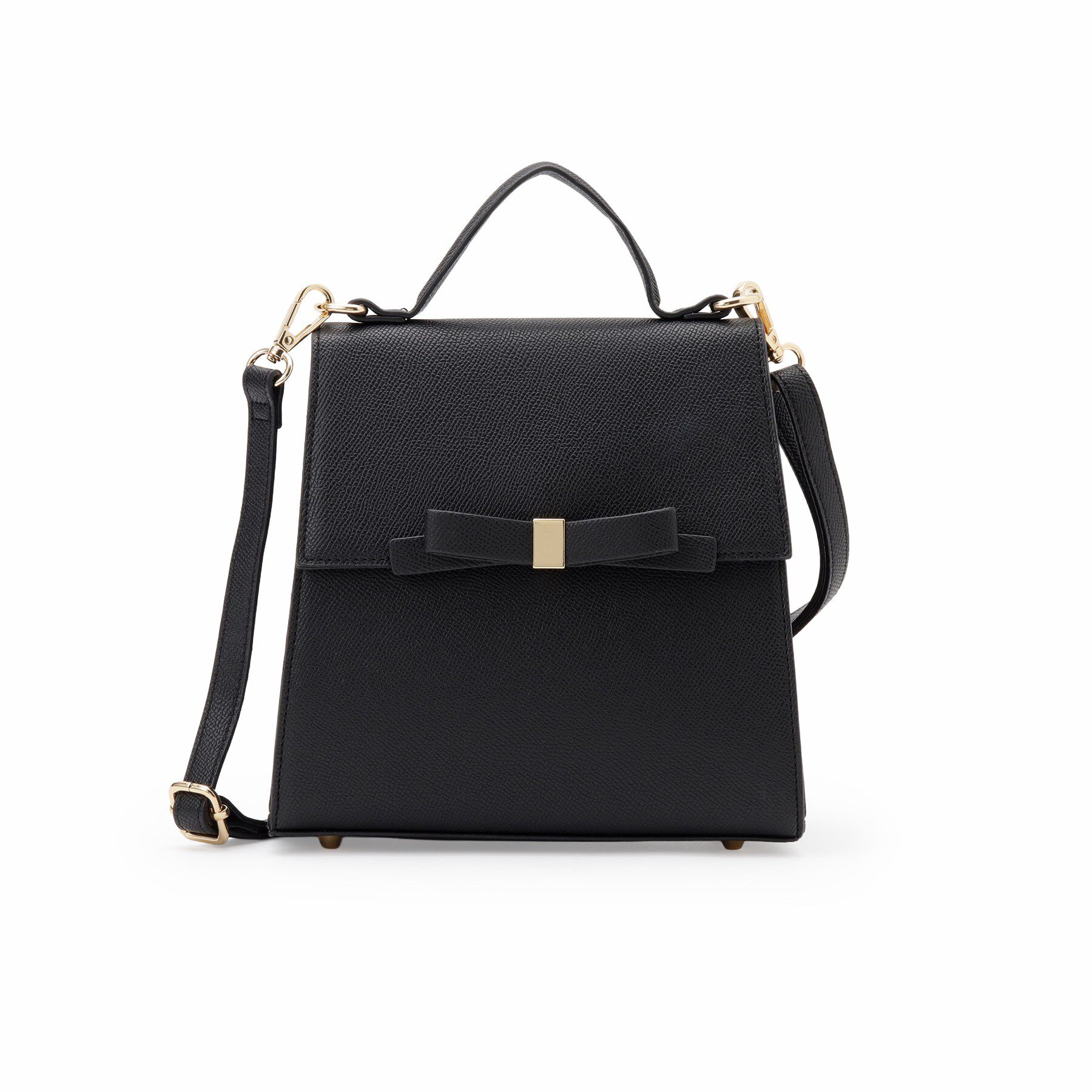 Couture broach「リボンデザイン2WAYバッグ」|ハンドバッグ|ブラック(019)