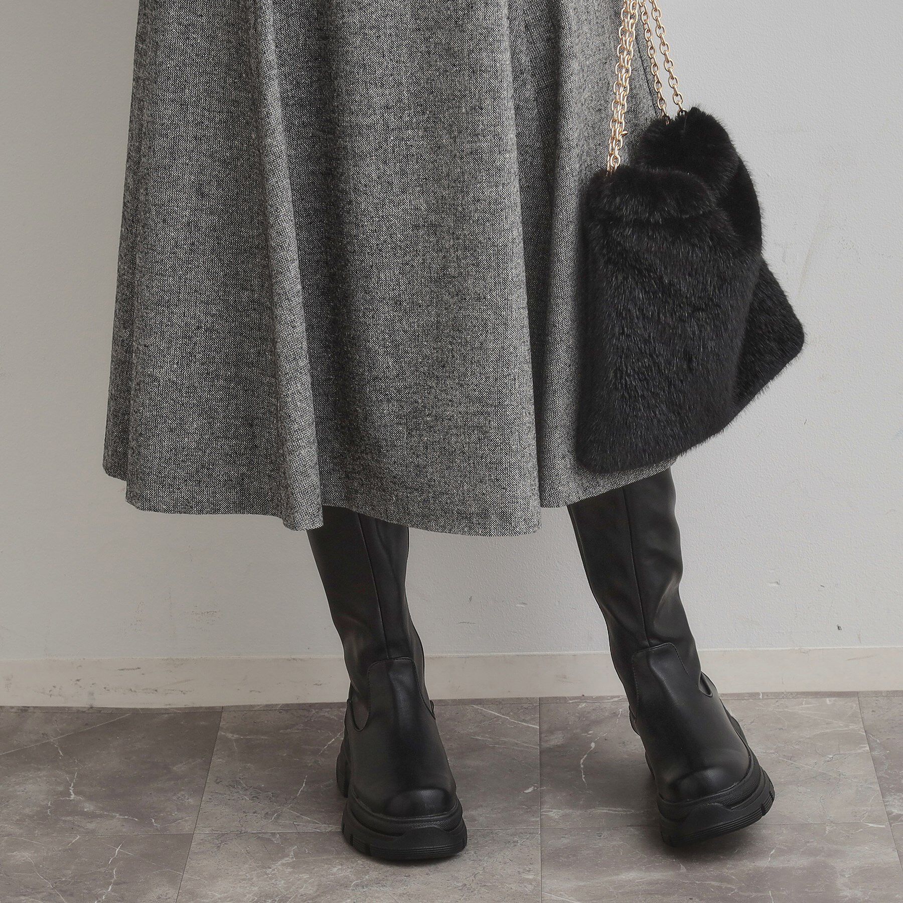 Couture broach「ストレッチロングブーツ」|ショートブーツ|