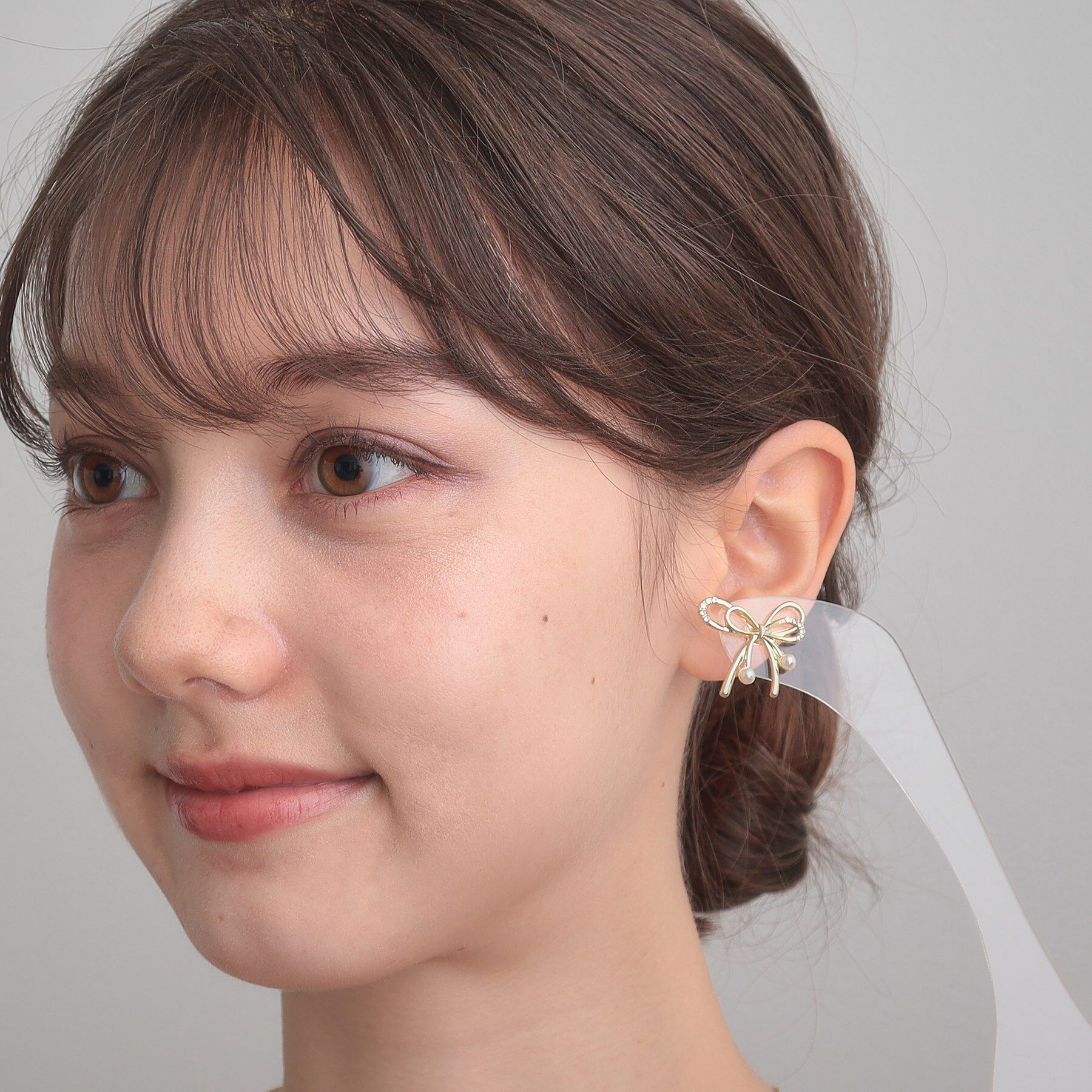 Couture broach「リボンモチーフピアス」|ピアス|