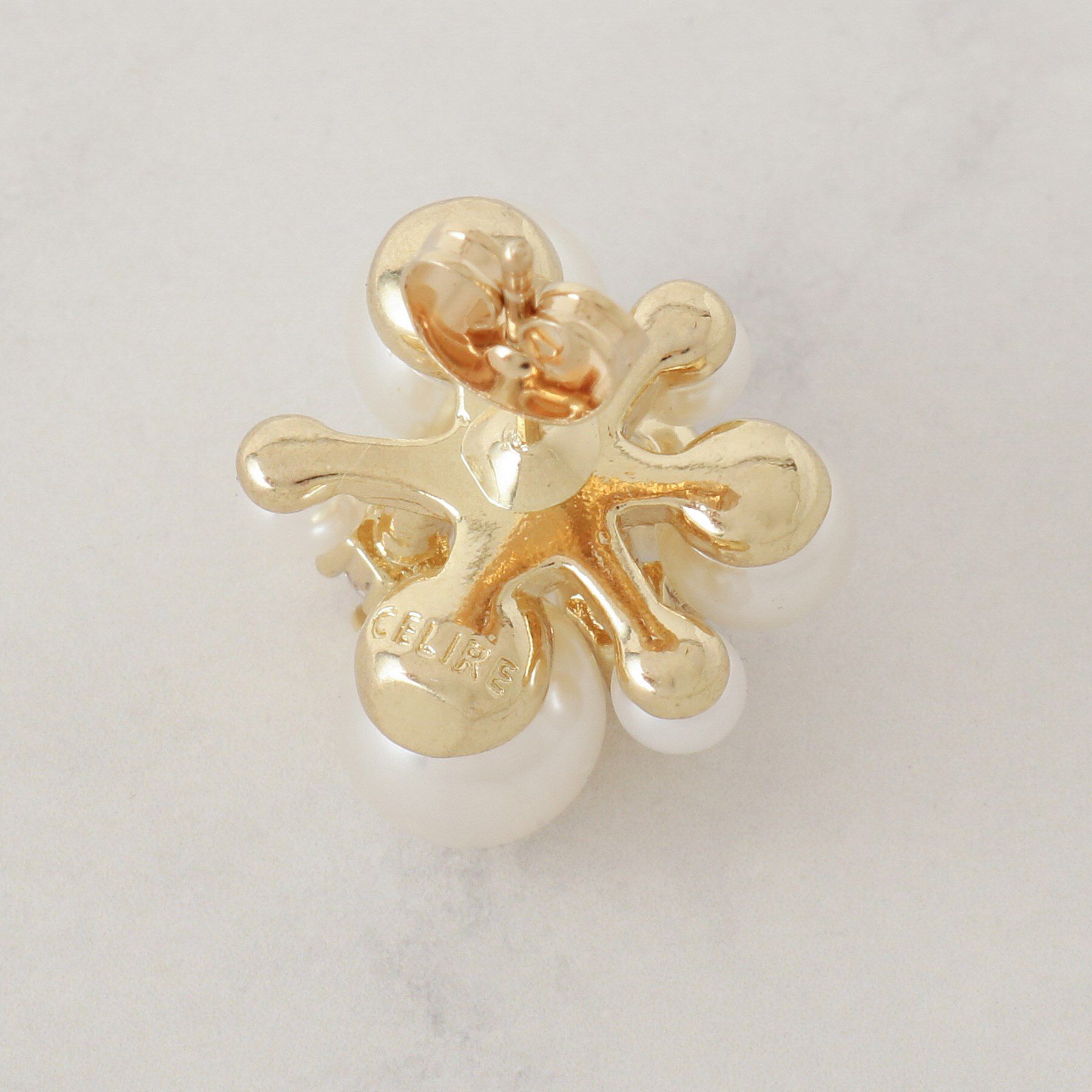 Couture broach「パール調ビジューピアス」|ピアス|
