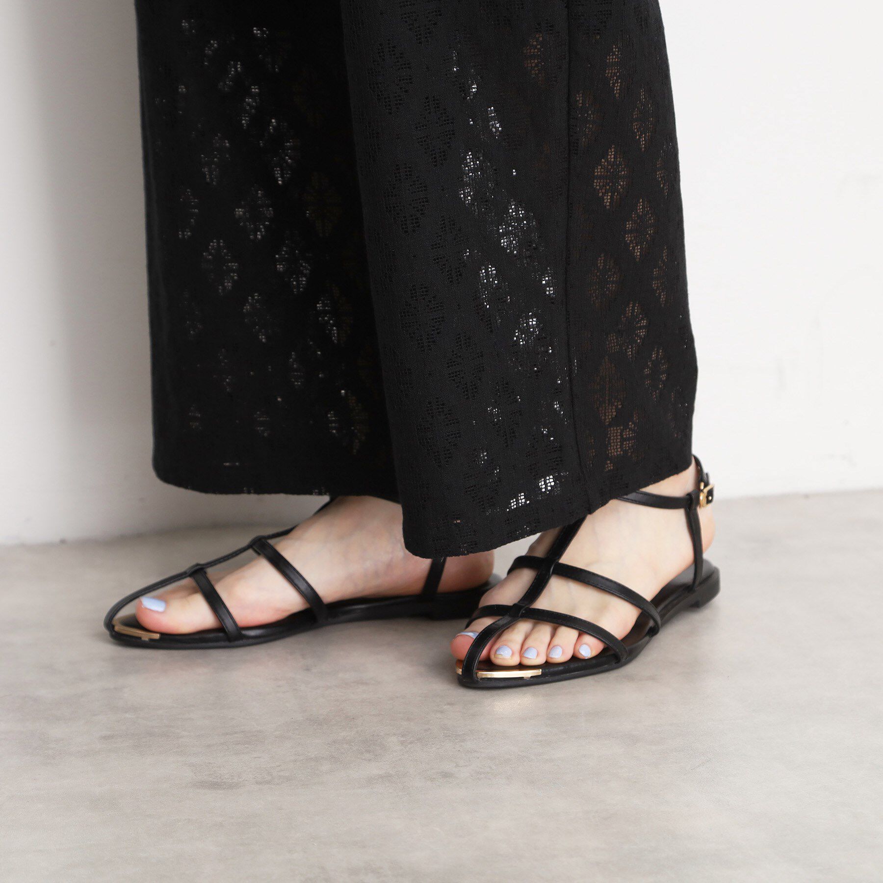 THE SHOP TK「レースワイドパンツ【洗濯機OK】」|その他|