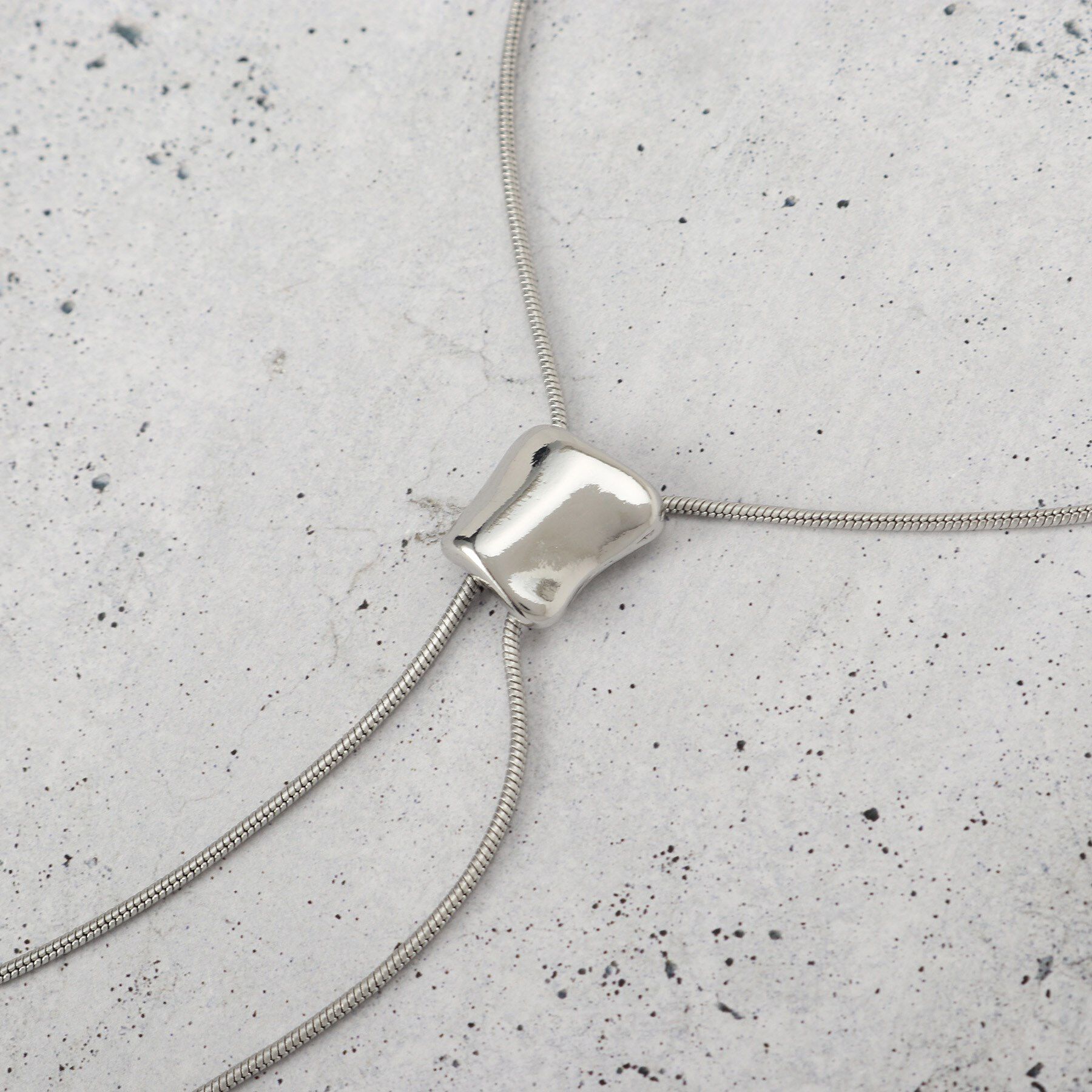 THE SHOP TK「ループタイメタルネックレス」|ネックレス|