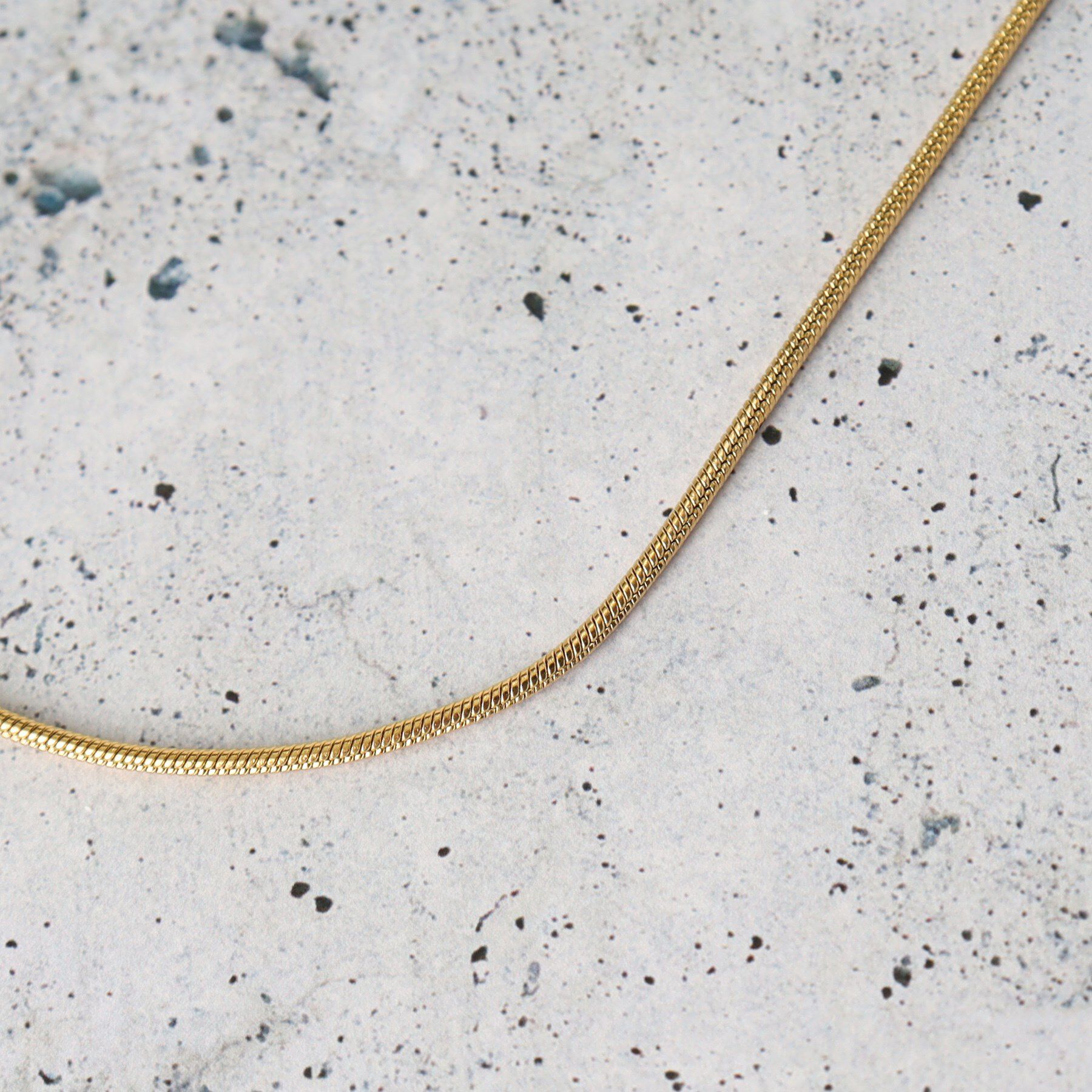 THE SHOP TK「ステンレススネークロングネックレス」|ネックレス|