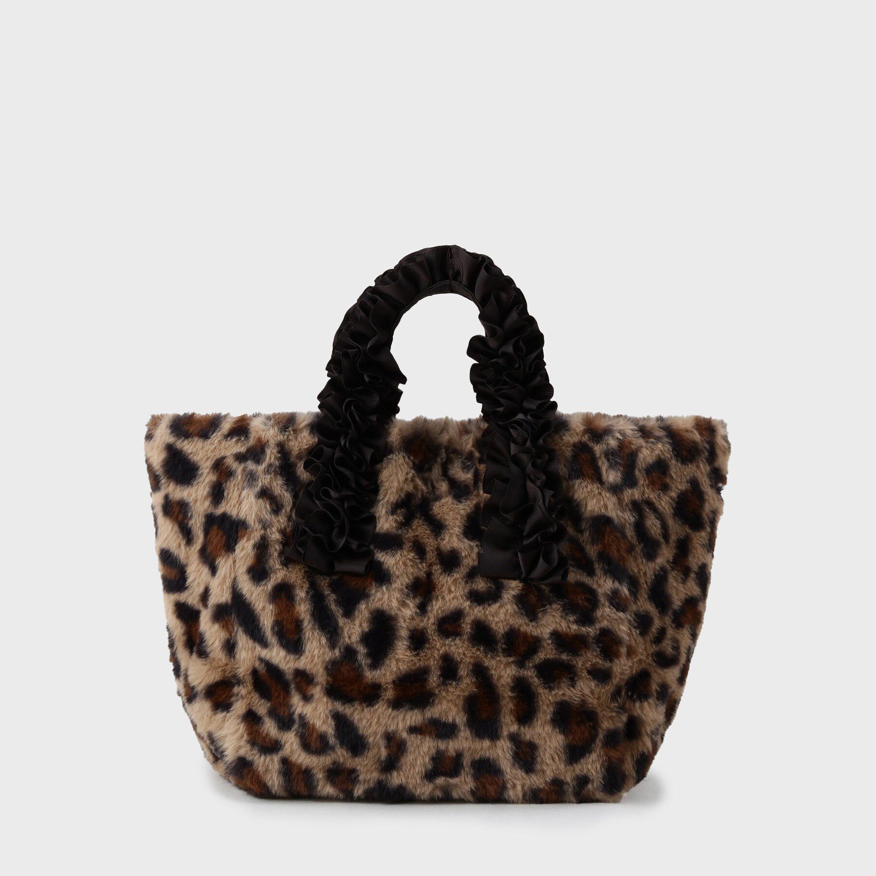 THE SHOP TK「フリルハンドルフェイクファーバッグ」|トートバッグ|