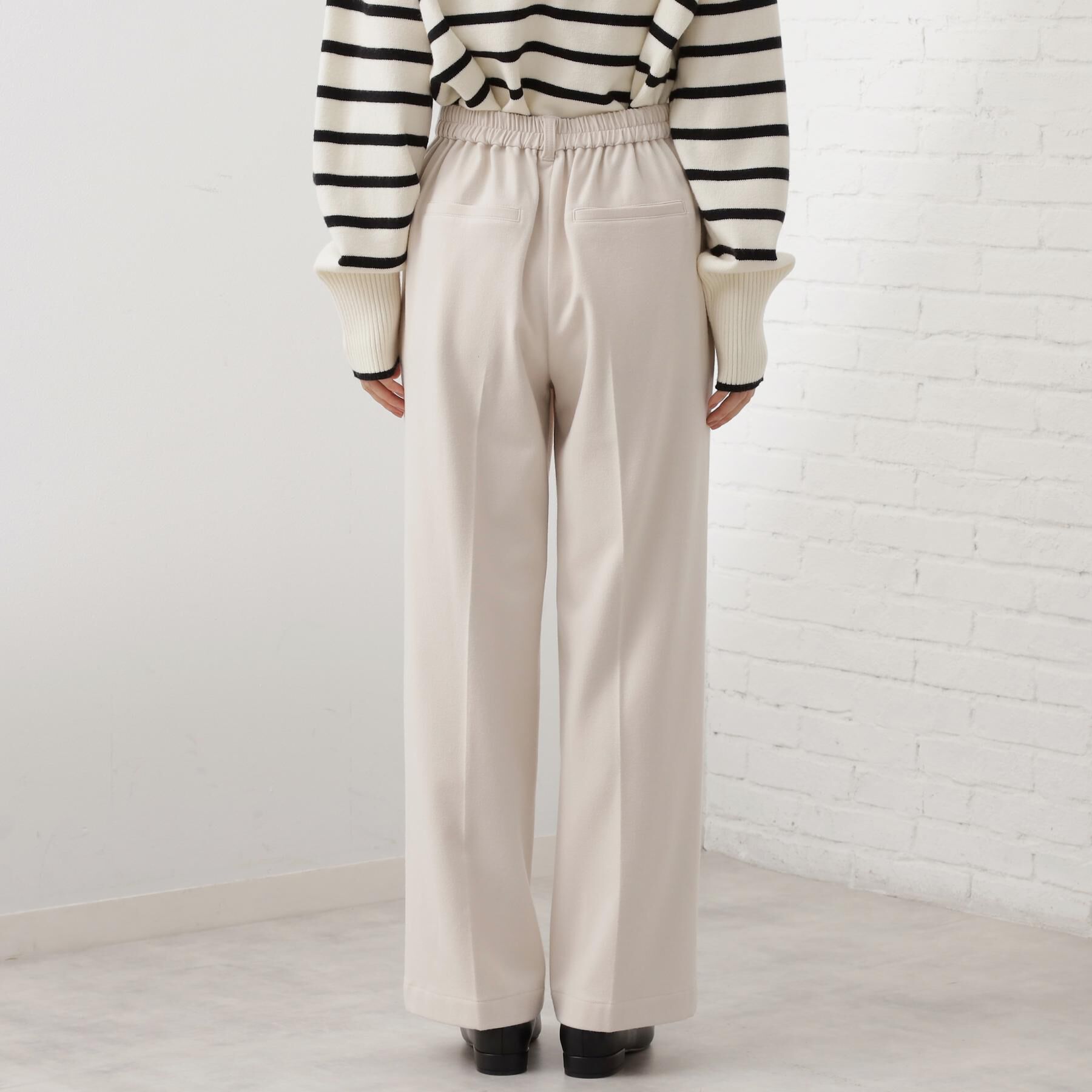 THE SHOP TK「【着丈選べる/XS～XLサイズ】あったか裏起毛ワイドパンツ」|その他|