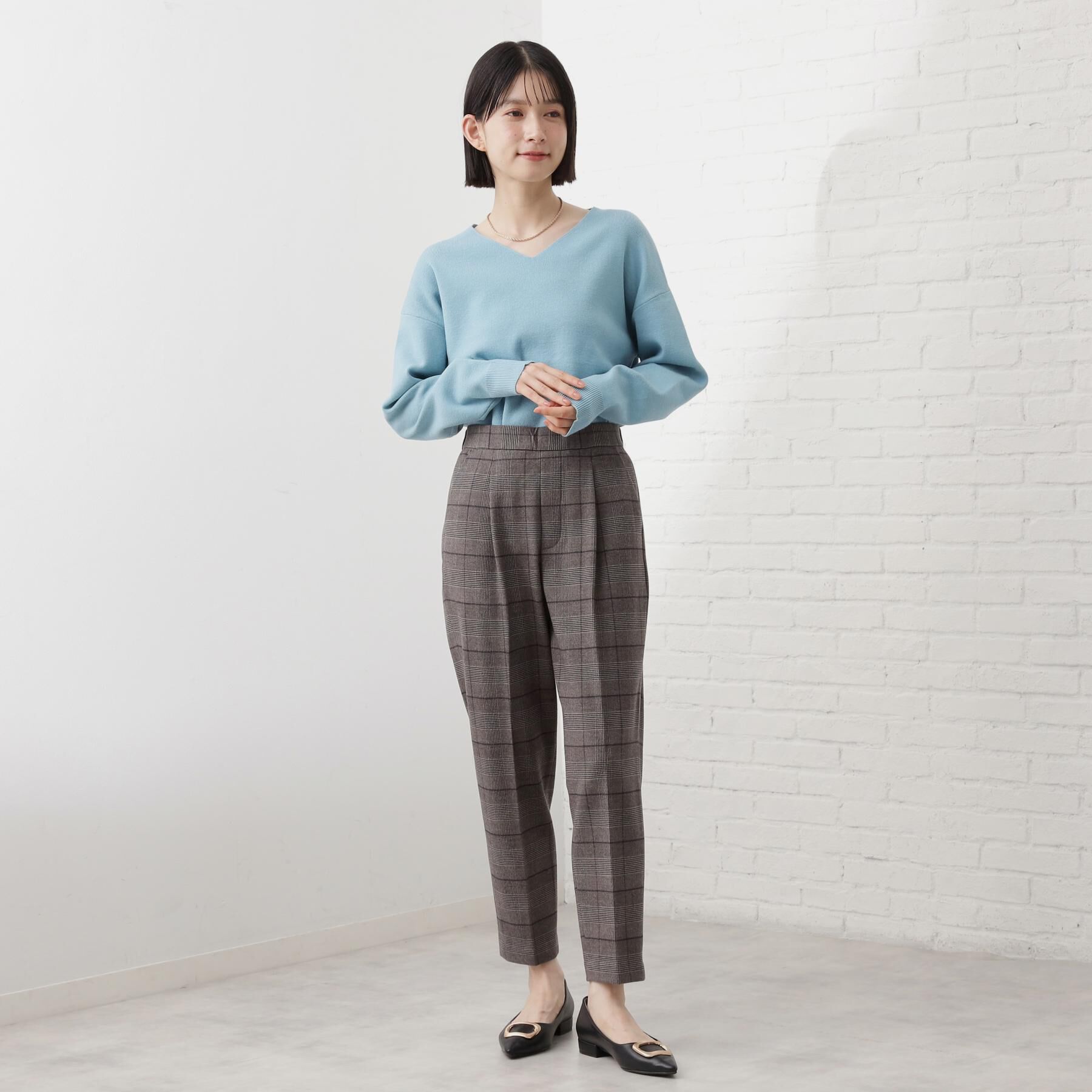 THE SHOP TK「【着丈選べる/XS～XLサイズ】あったか裏起毛テーパードパンツ」|その他|